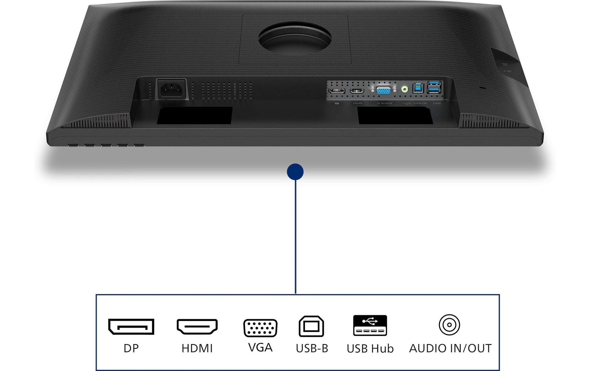 Philips 24B2N3200J/000 – Monitor, 23,8", IPS, 120 Hz, 300 cd/m², USB-Hub, Lautsprecher, Adaptive Sync, Schwarz