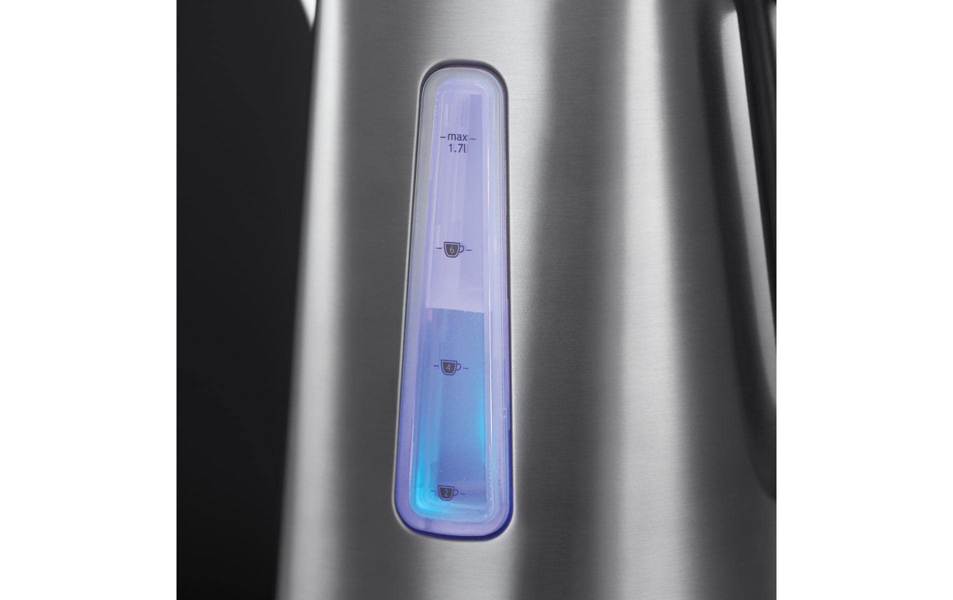 Russell Hobbs Wasserkocher – 1,7 l, Edelstahl, Grau, 23211-70