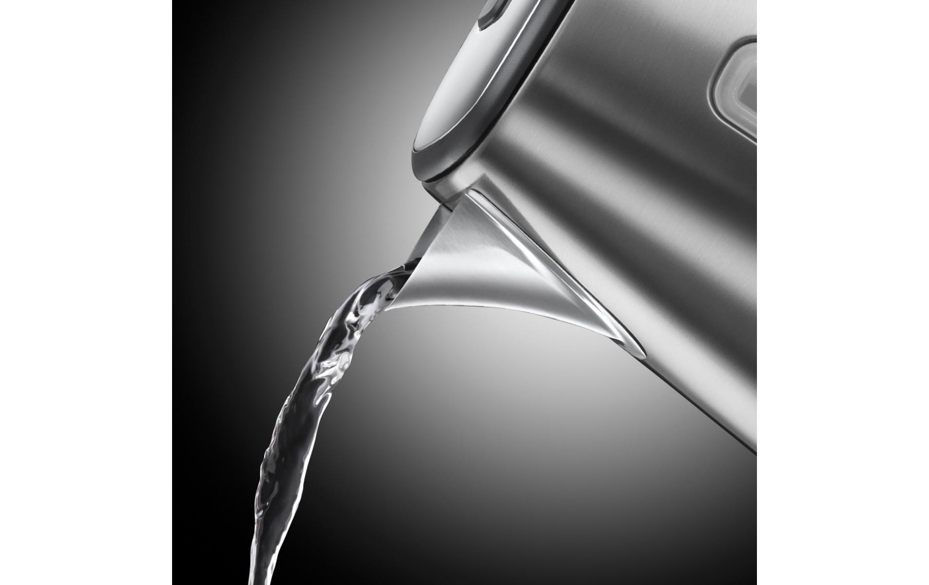 Russell Hobbs Wasserkocher – 1,7 l, Edelstahl, Grau, 23211-70