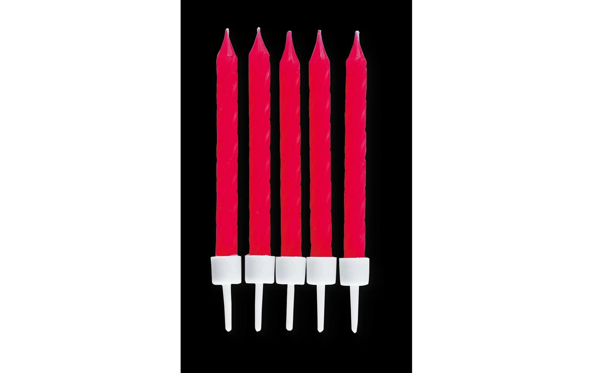 Städter Geburtstagskerzen – Rot – 7,5 cm – 10 Stk