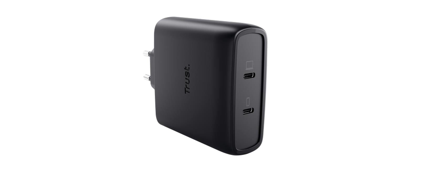 Trust Maxo Netzteil – 100 W, 2× USB-C, GaN