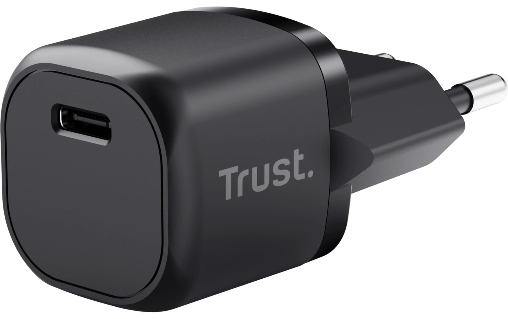 Trust Maxo USB-Ladegerät 20 W – USB-C×1 – PD 3.0, PPS – EU-Stecker (Typ C) – für USB-C-Geräte