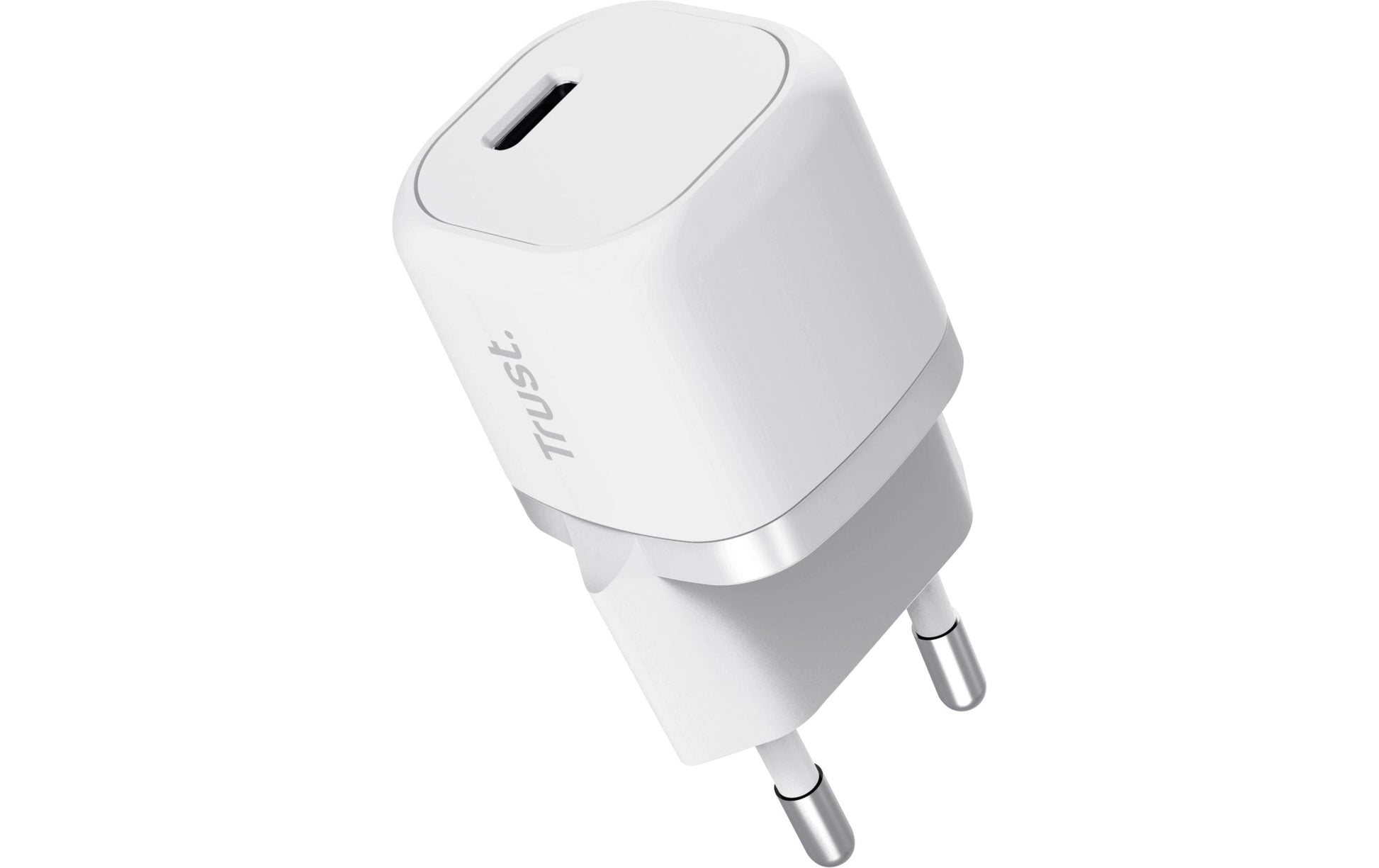 Trust Maxo USB-Wandladegerät 20 W – USB-C×1 – PD, PPS – EU-Stecker (Typ C) – Weiss
