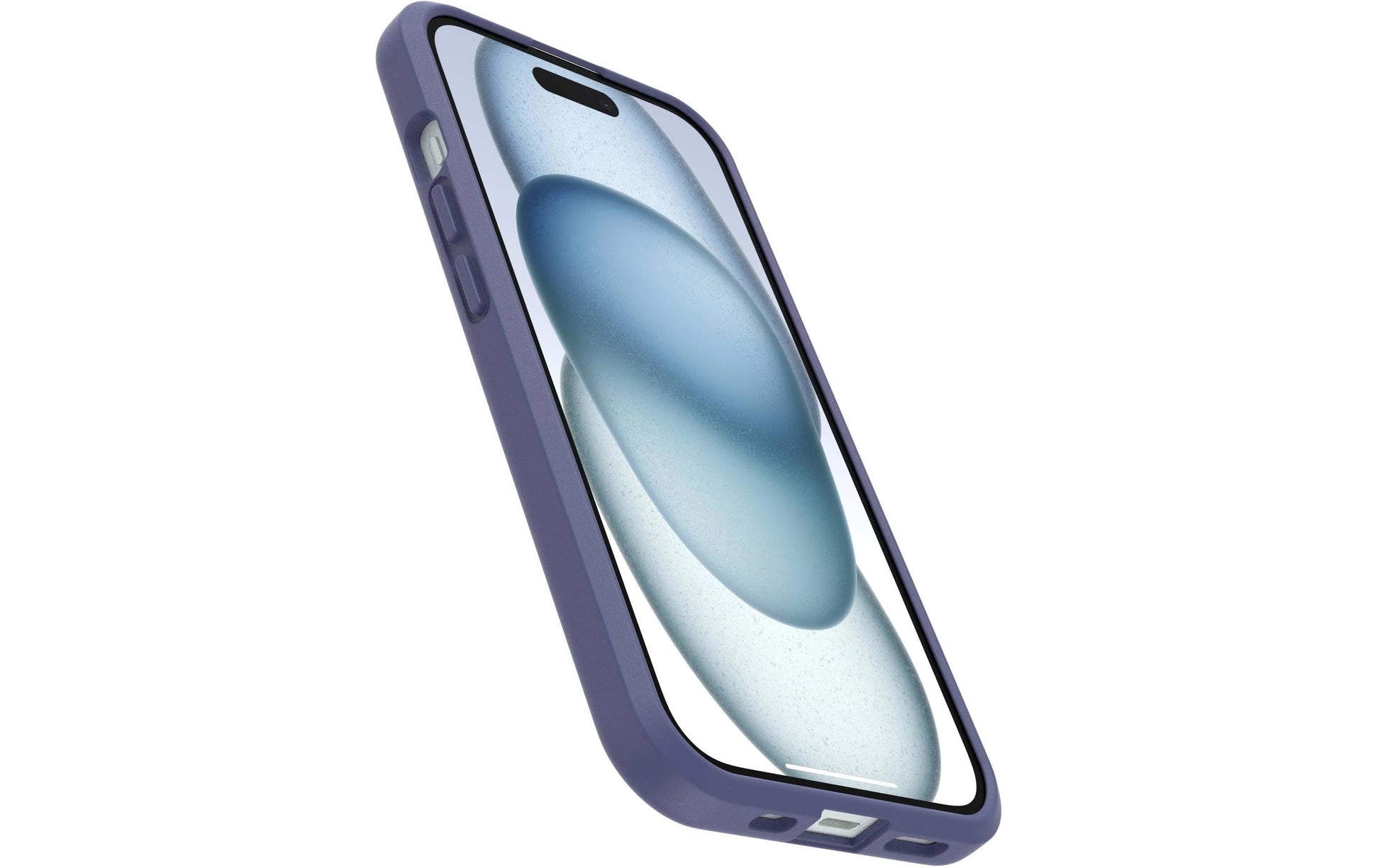 OtterBox Backcover React – für Apple iPhone 15 – transparent/violett – MagSafe kompatibel