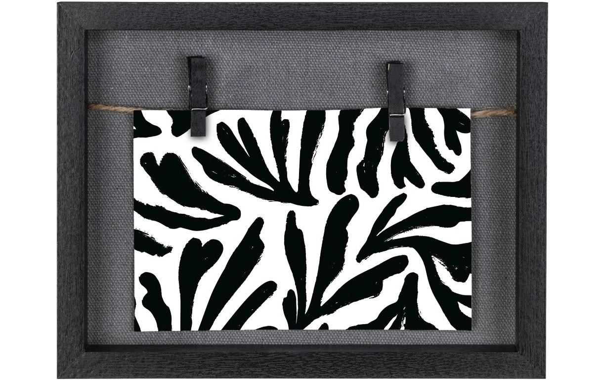 Hama Bilderrahmen – für 16,5 × 21,5 cm – MDF, schwarz