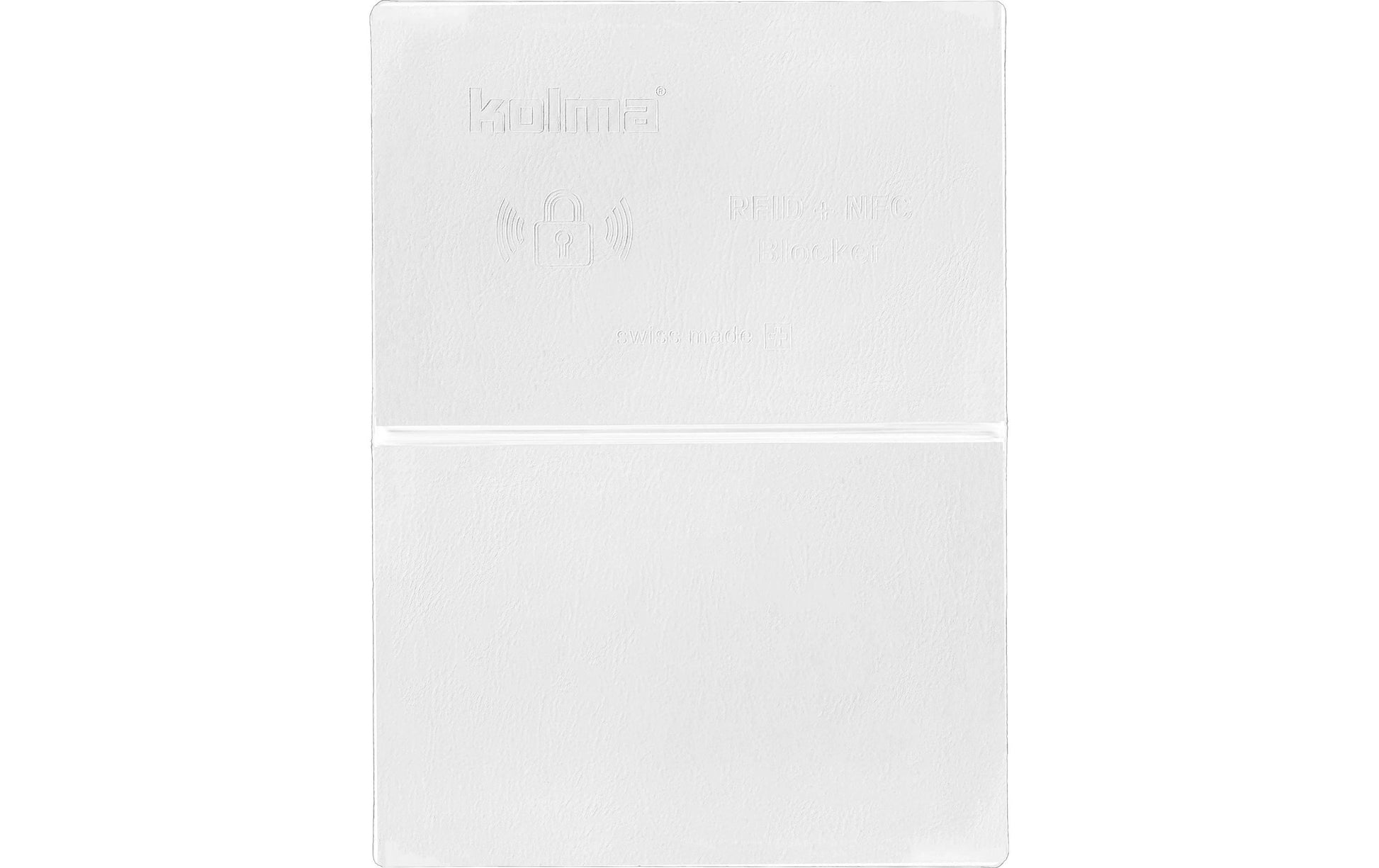 Kolma Doppelhülle – für Kreditkarten – 95 × 63 mm, Kunststoff, weiss – 2 Stück