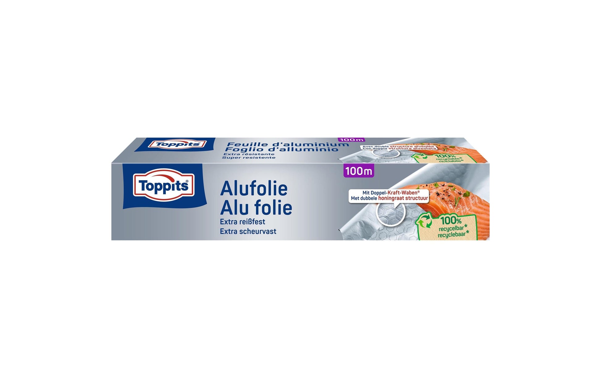 Toppits Alufolie 29 cm × 100 m, Aluminium