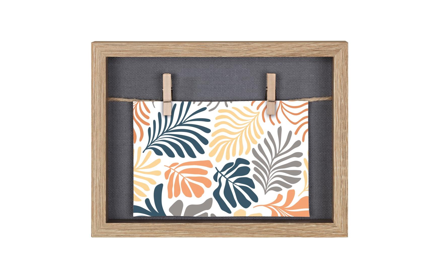 Hama Muro Bilderrahmen – für 16,5 × 21,5 cm – MDF, Eiche