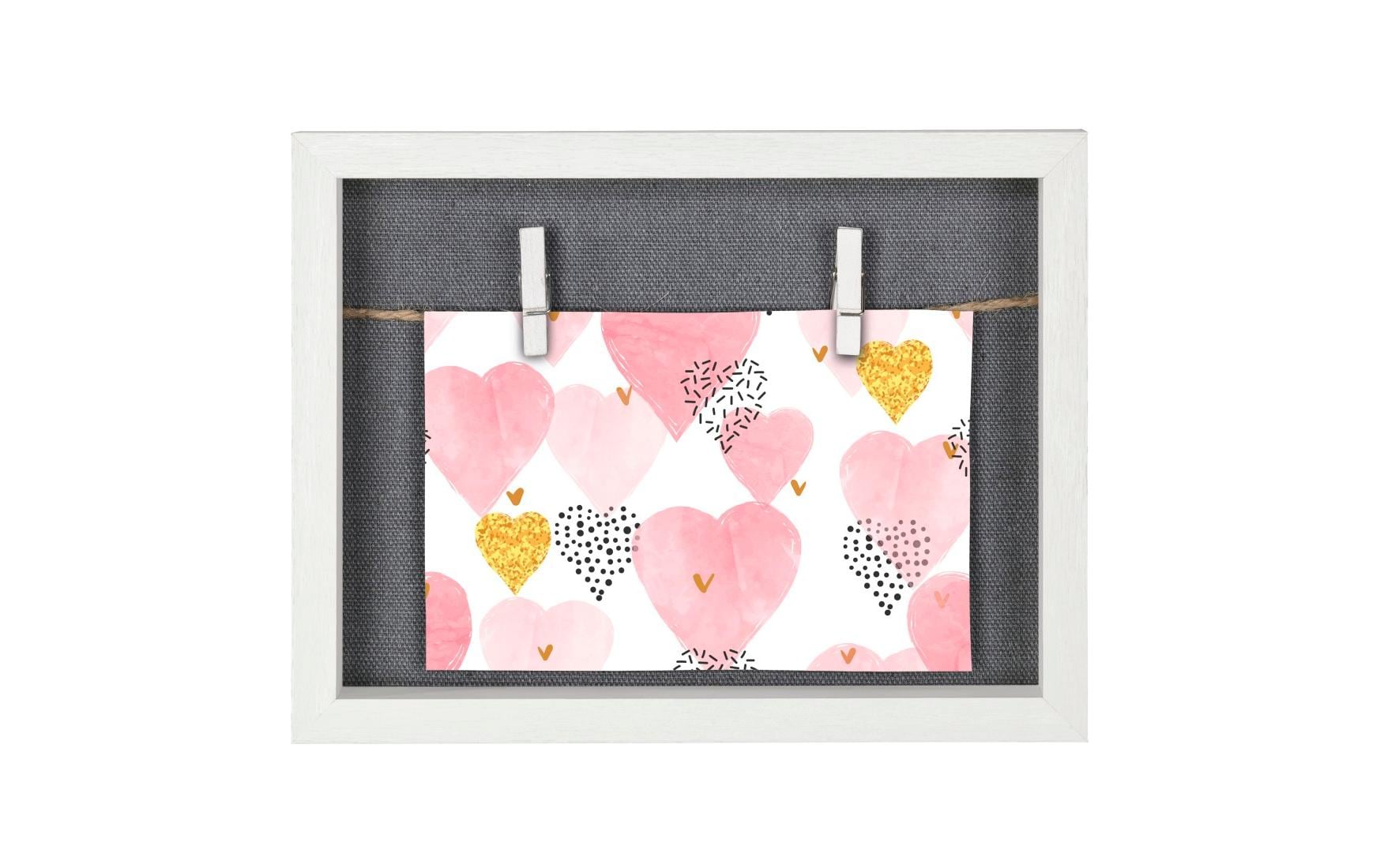 Hama Bilderrahmen – für 16,5 × 21,5 cm – MDF, weiss