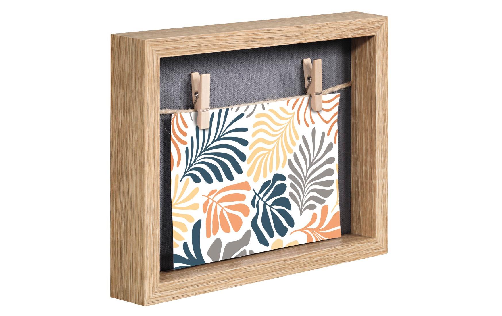 Hama Muro Bilderrahmen – für 16,5 × 21,5 cm – MDF, Eiche