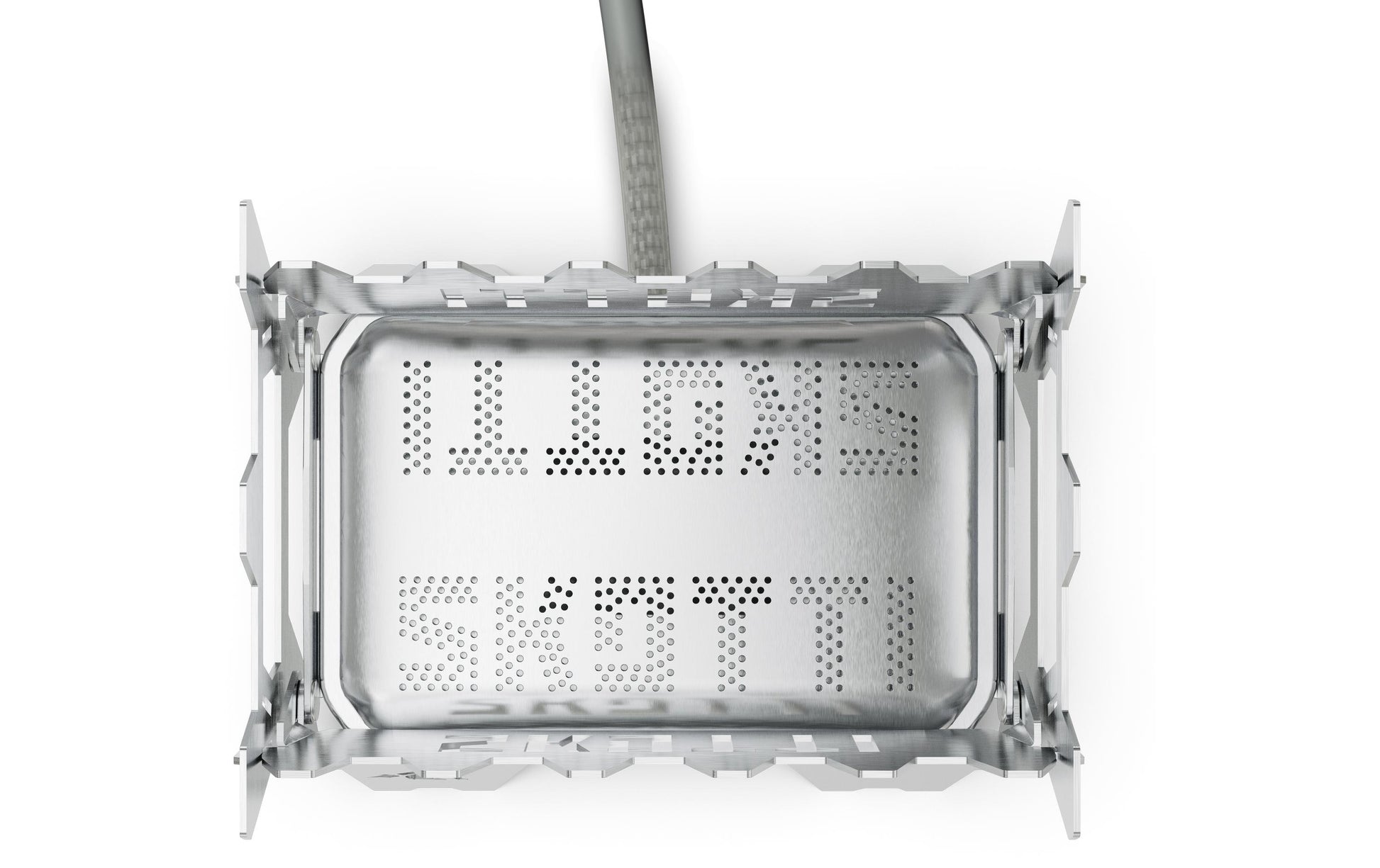 Skotti Gasgrill BOOSTER – 12,5×8 cm Grillfläche, 2100 W, Edelstahl – Silber