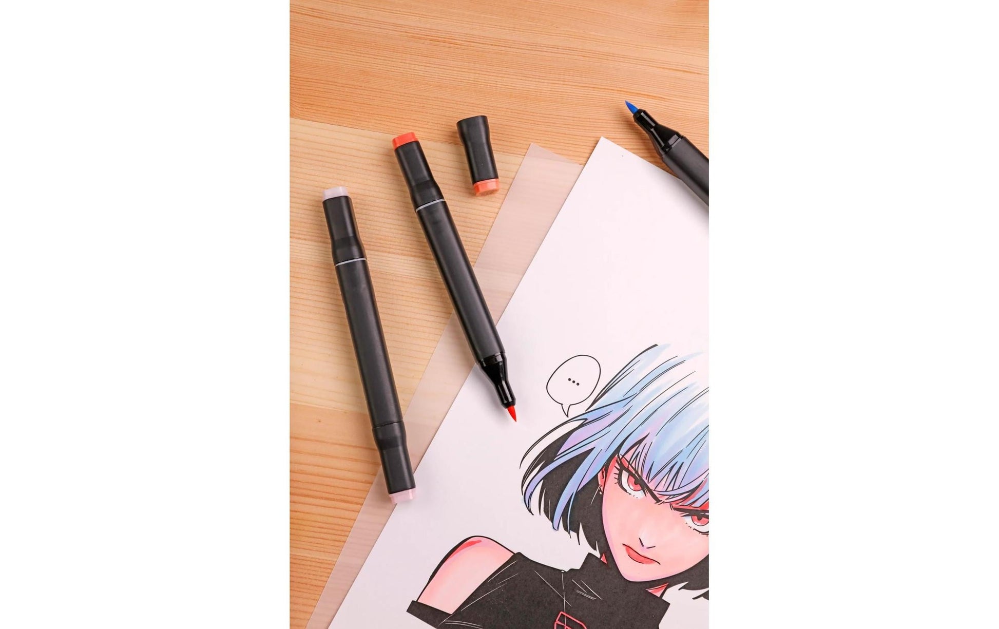 Clairefontaine Skizzenblock – A4 – 80 g/m² – blau – FSC