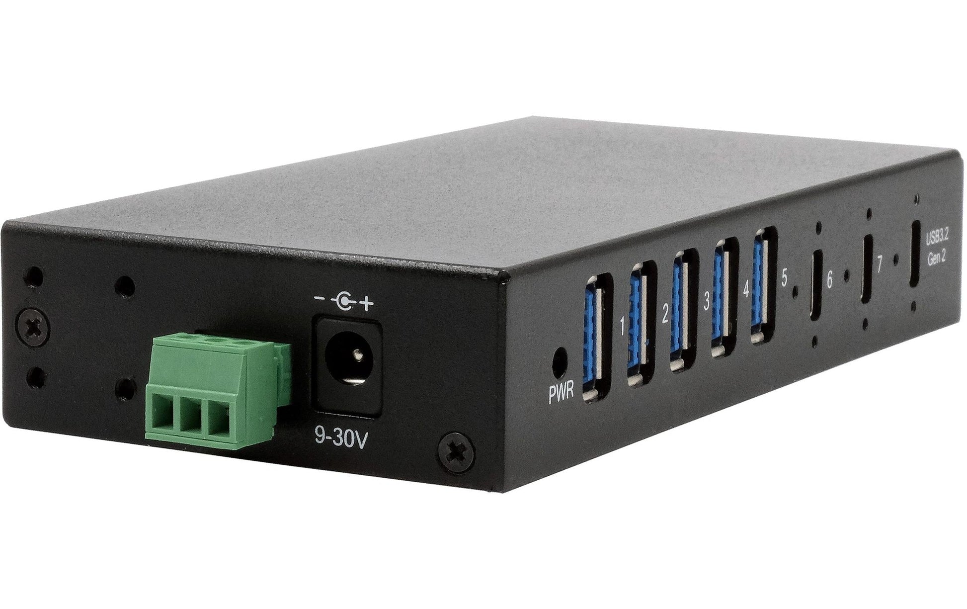EXSYS EX-12297HMS USB-Hub – USB-C, 5× USB-A, 2× USB-C