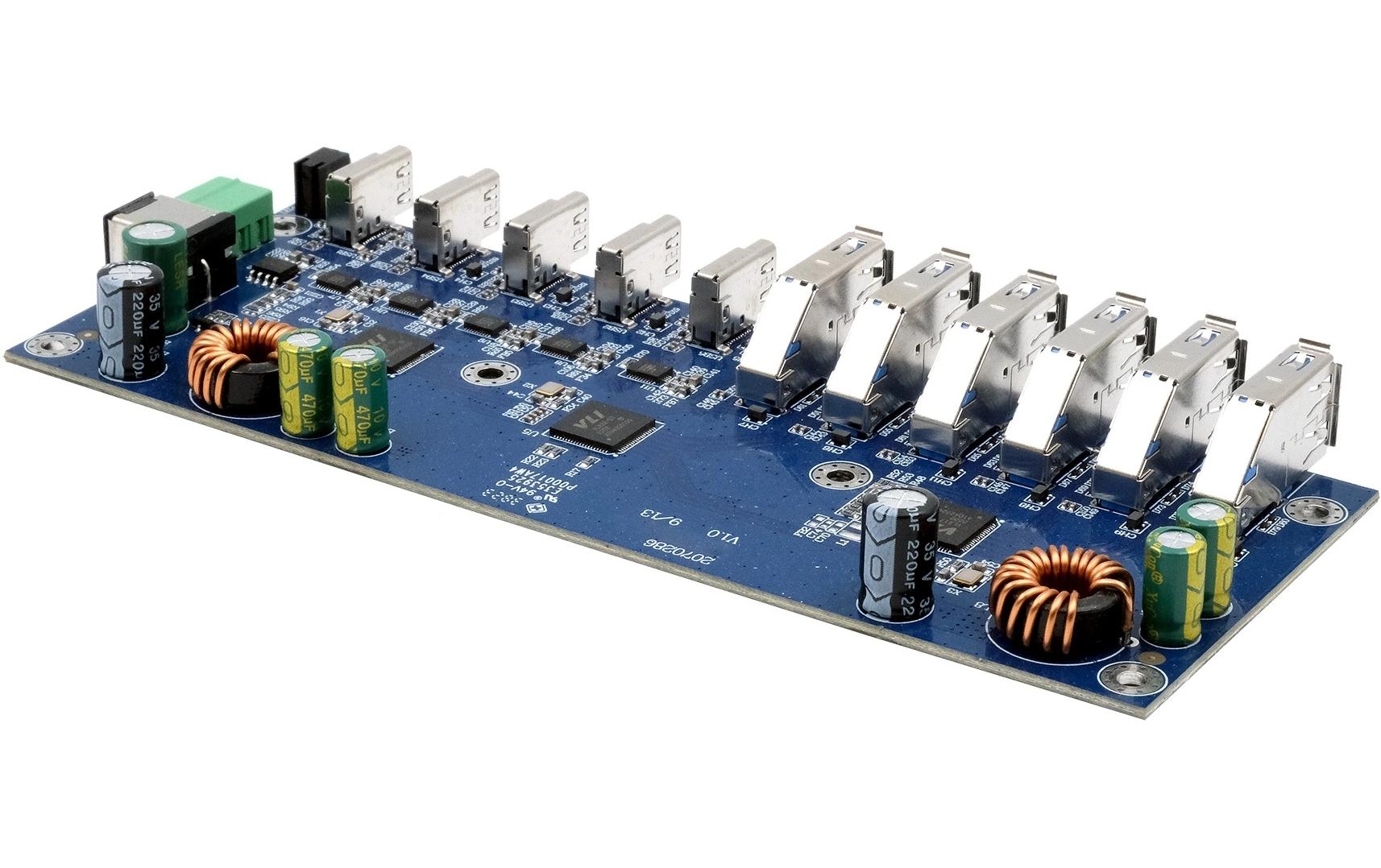 EXSYS EX-12290HMS-PL USB-Hub – USB-C, 10× USB 3.1 Gen 2