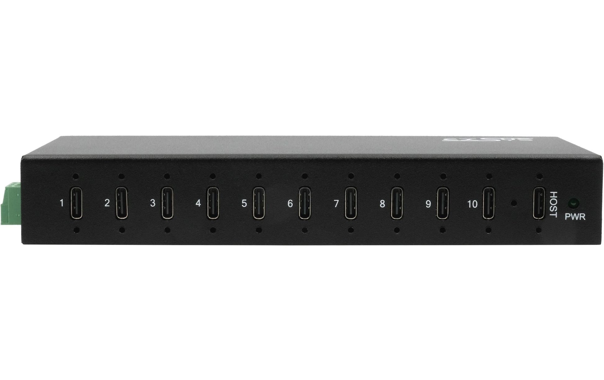 EXSYS EX-12270HMS USB-Hub – 10× USB-C (10 Gbit/s)