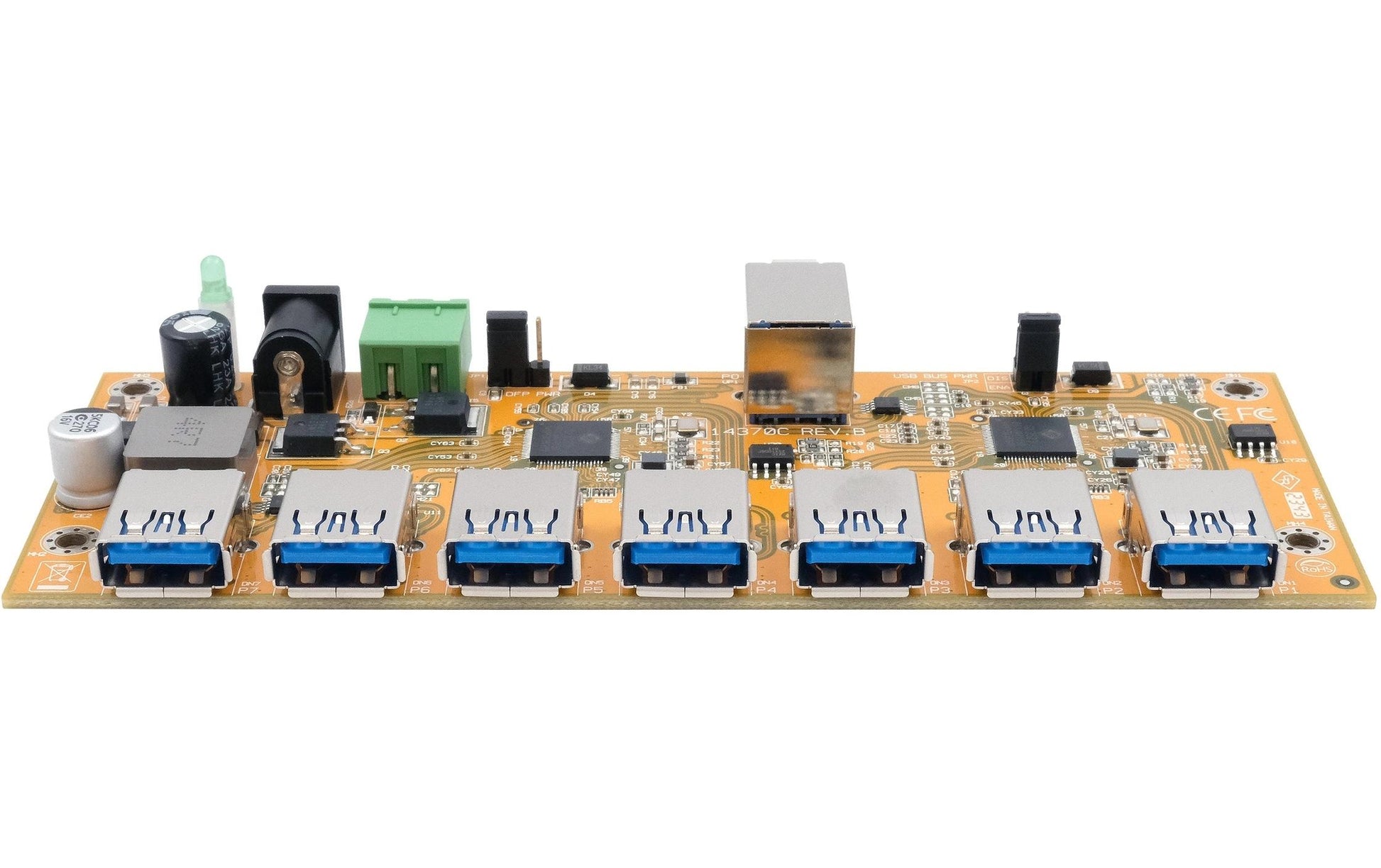 EXSYS EX-1188HMS-3-PL USB-Hub – USB-B, 7× USB-A