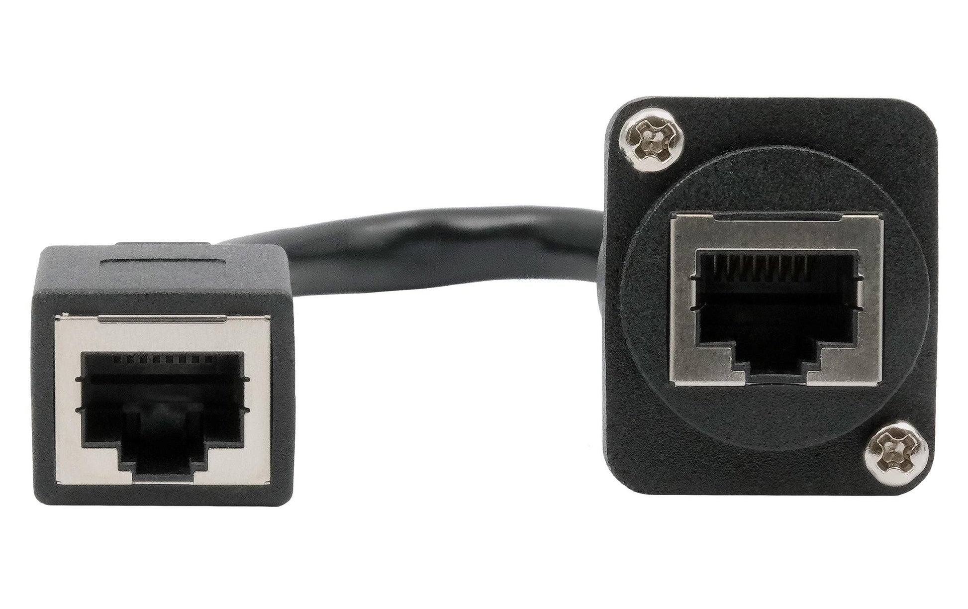 EXSYS EX-49160 RJ-45 Kupplung – RJ-45 zu RJ-45, Cat5e, 0,2 m, Schwarz