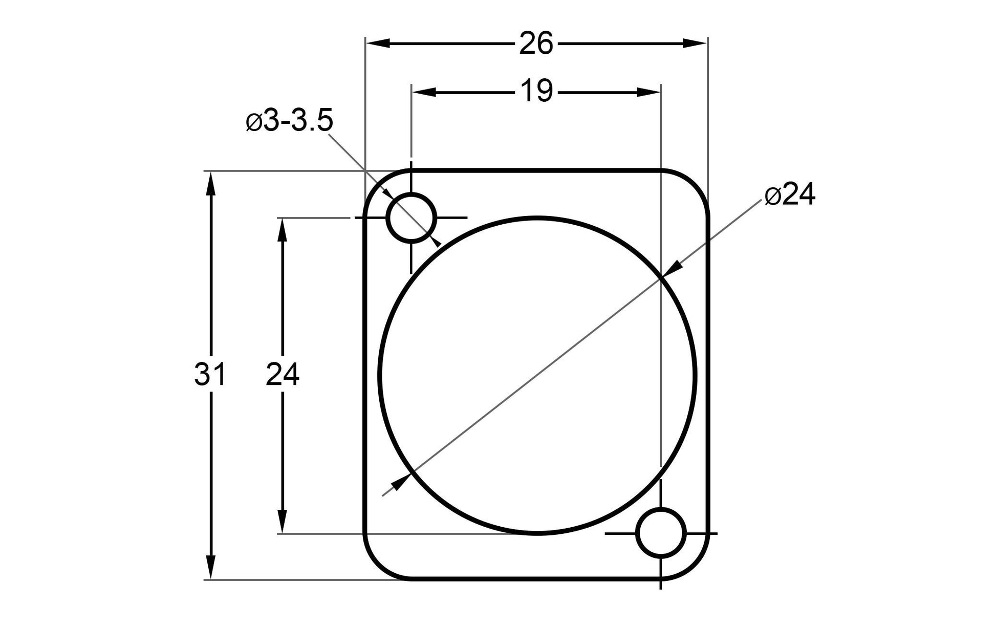 EXSYS USB-Adapter USB-A auf USB-B – USB 3.2 Gen 1 (5 Gbit/s) – Schwarz