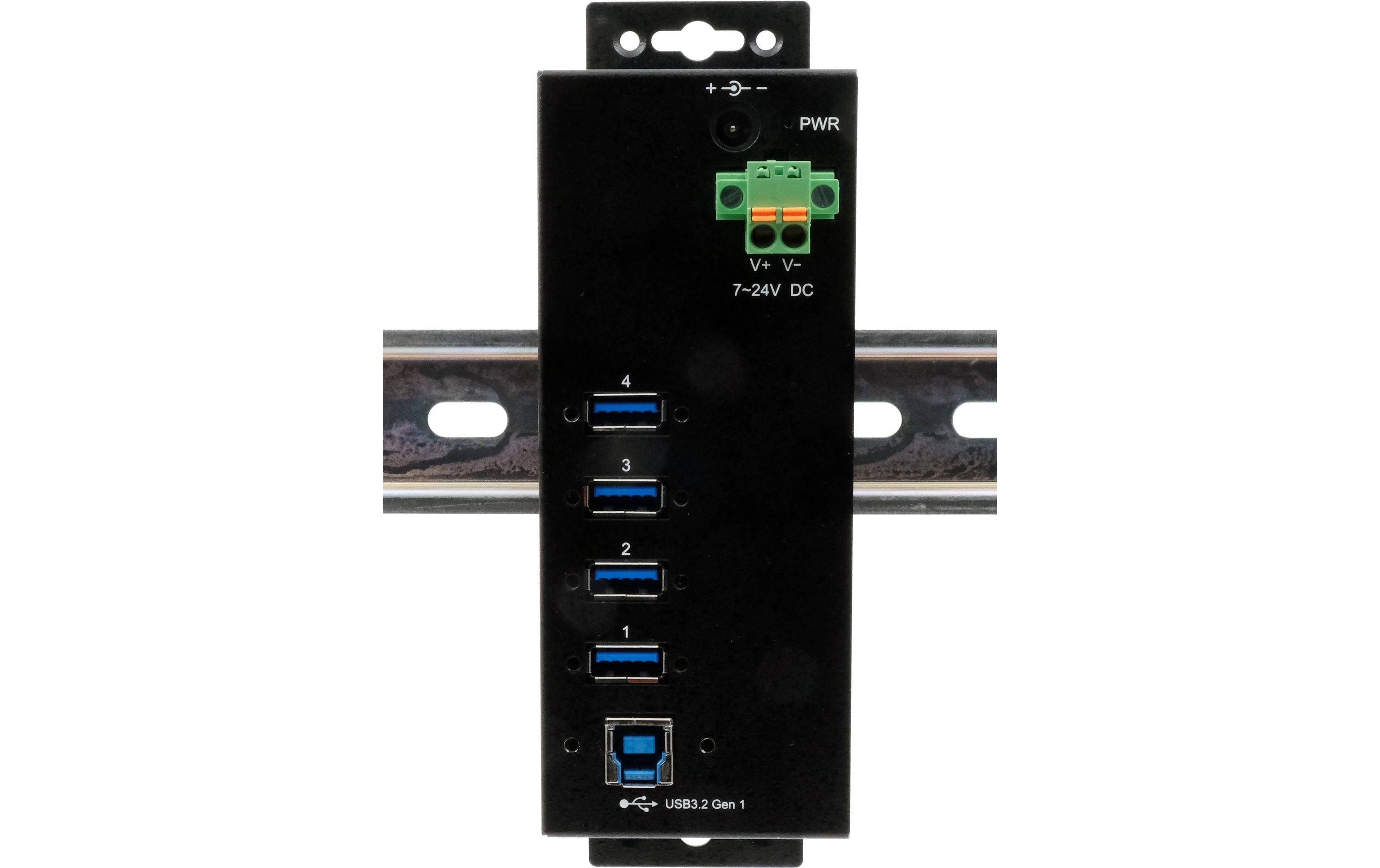 EXSYS EX-1505HMVS USB-Hub – USB-B, 4× USB-A