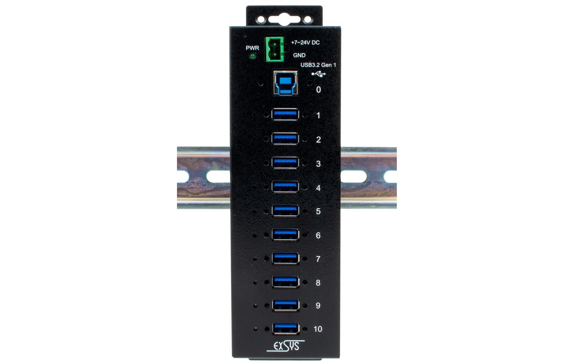 EXSYS EX-1580SHMVS USB-Hub – 10× USB-A