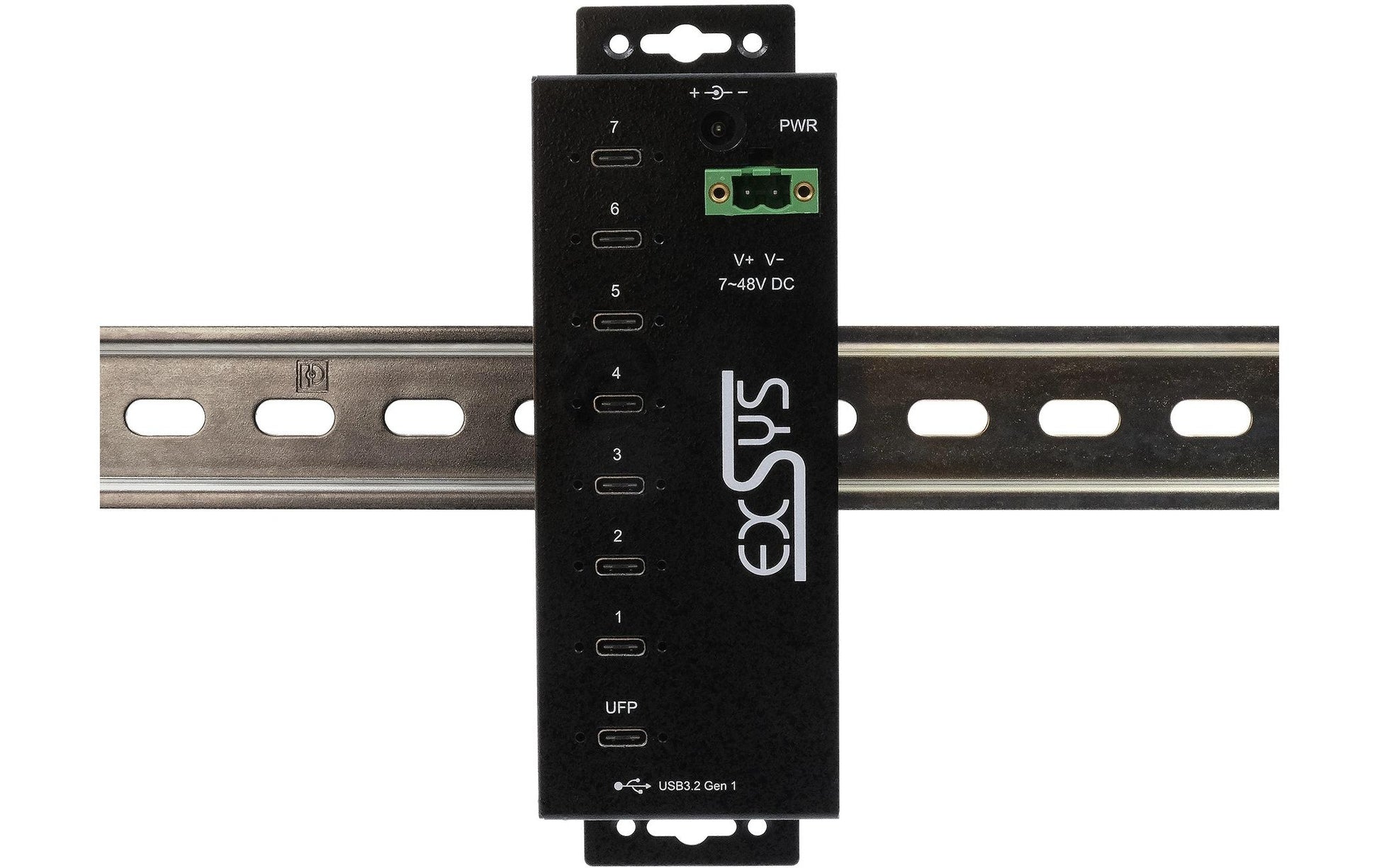 EXSYS EX-1537HMVS USB-Hub – USB-C, 7× USB-C