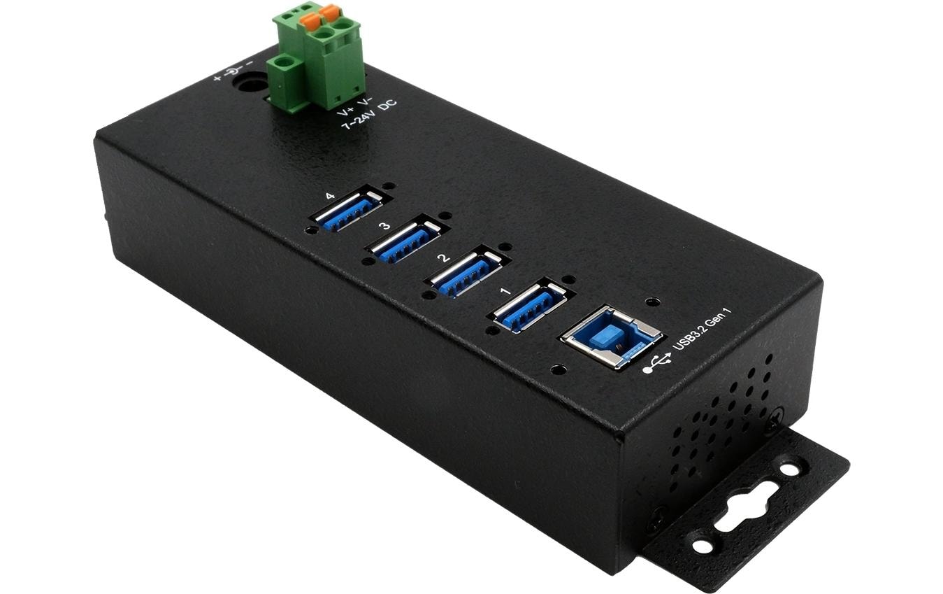EXSYS EX-1505HMVS USB-Hub – USB-B, 4× USB-A