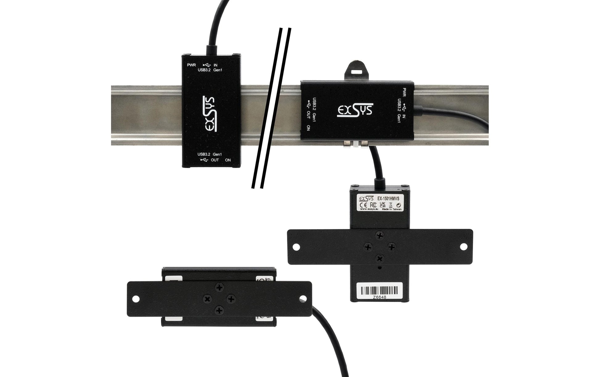EXSYS EX-1501HMVS-A USB-Hub – USB-A