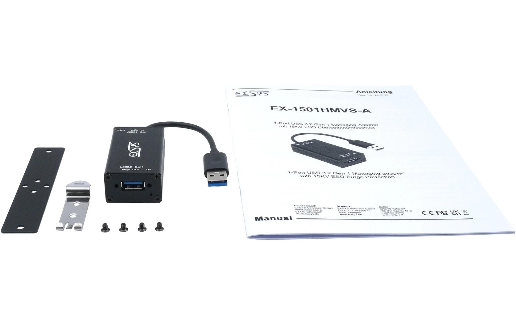 EXSYS EX-1501HMVS-A USB-Hub – USB-A