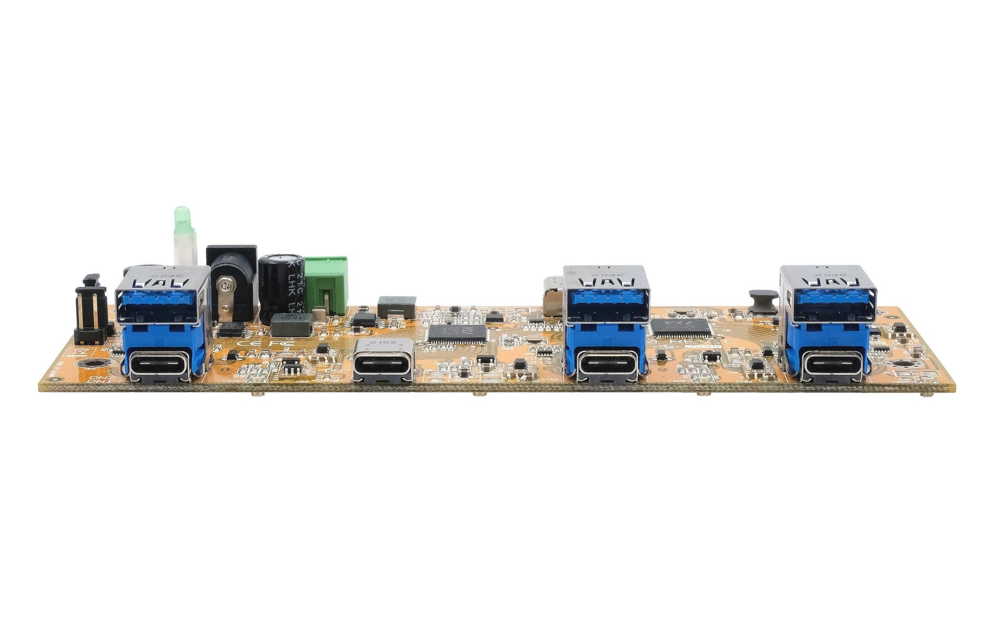 EXSYS EX-1237HMVS-PL USB-Hub – 4× USB-C, 3× USB-A