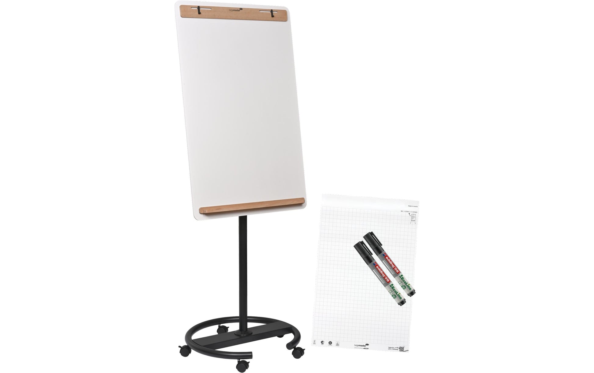 Legamaster Flipchart SKETCH Infinite – 69 × 205 cm, weiss, magnetisch emaillierte CeramicSteel