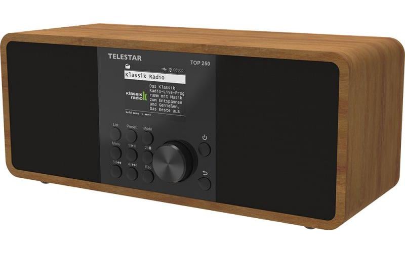 Telestar WLAN-Digitalradio TOP 250 – USB-Aufnahme, App-steuerbar