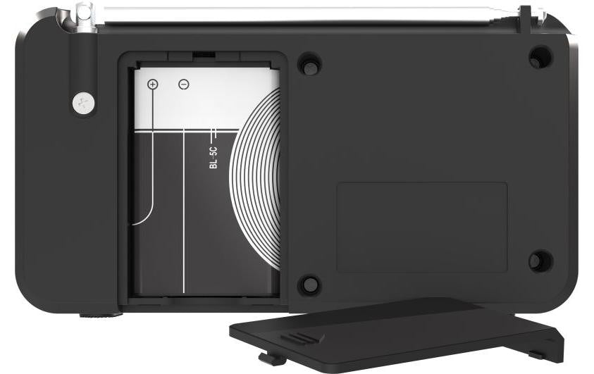 Telestar TOP 100 – DAB-/Internetradio – DAB+, UKW, Bluetooth, Akkubetrieb – Schwarz