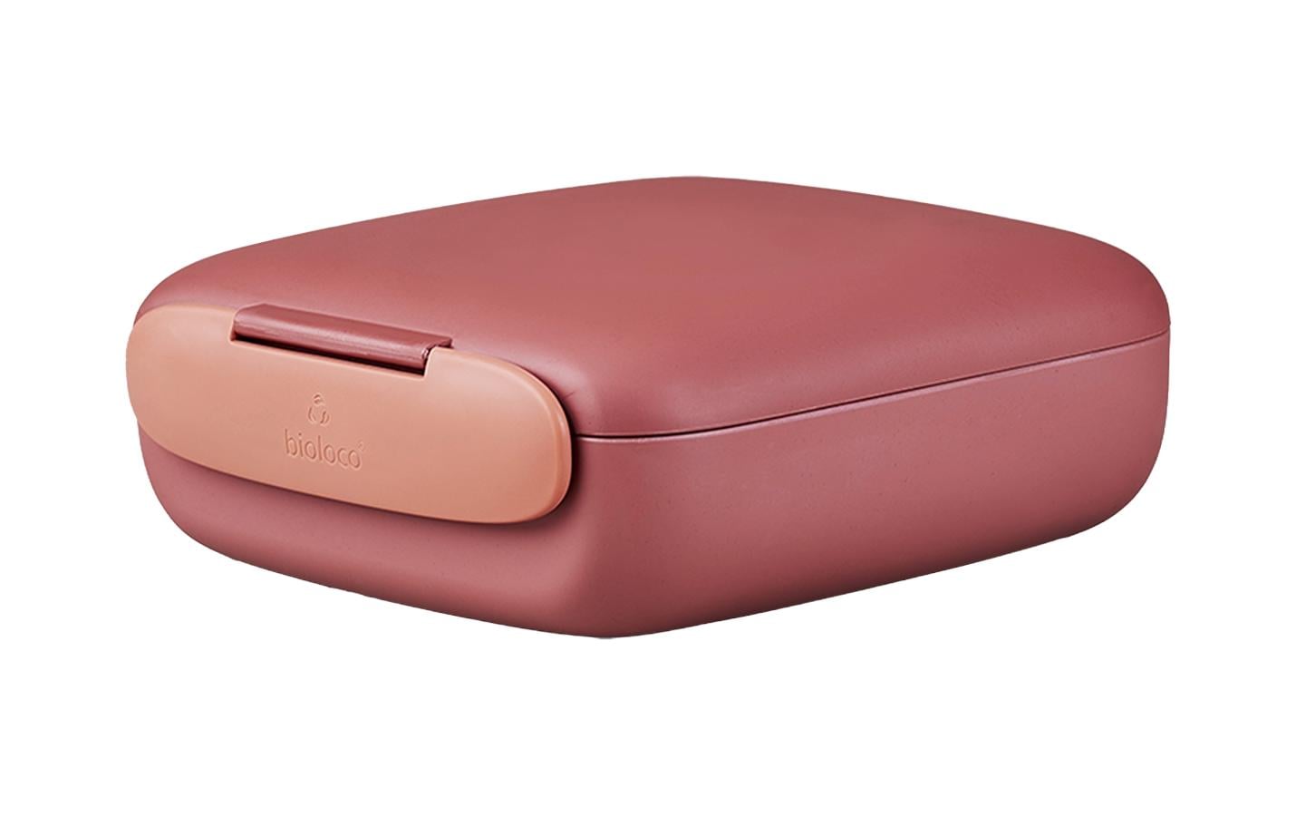 BioLoco Lunchbox, 16 × 17,5 × 6 cm, Biokunststoff (PLA), orange