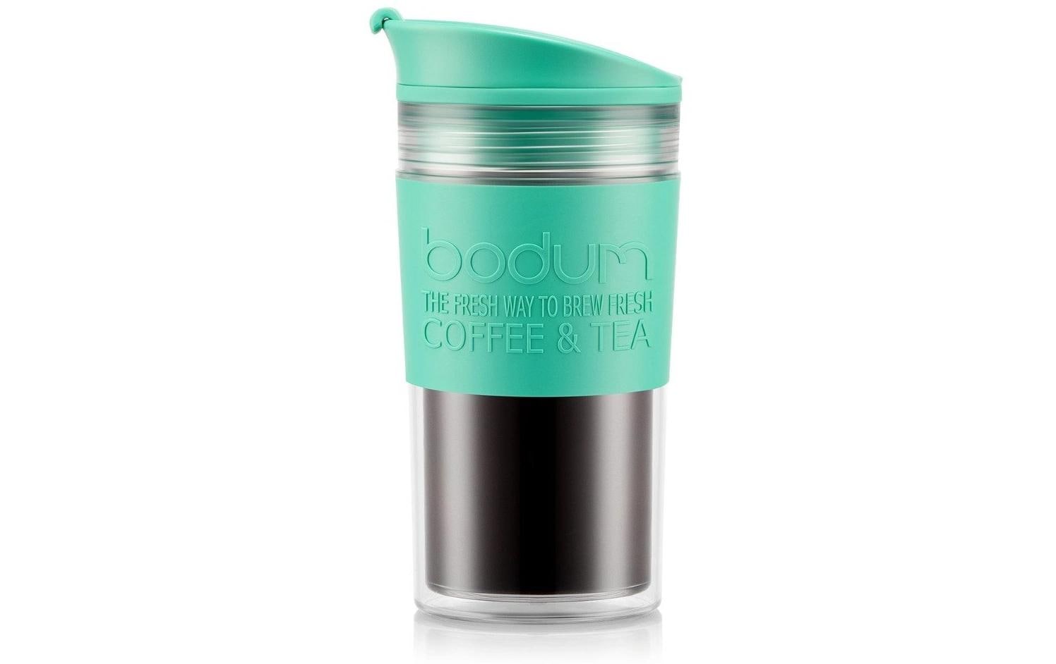 Bodum Travel Mug Thermobecher 350 ml – Doppelwandig, Kunststoff, Grün