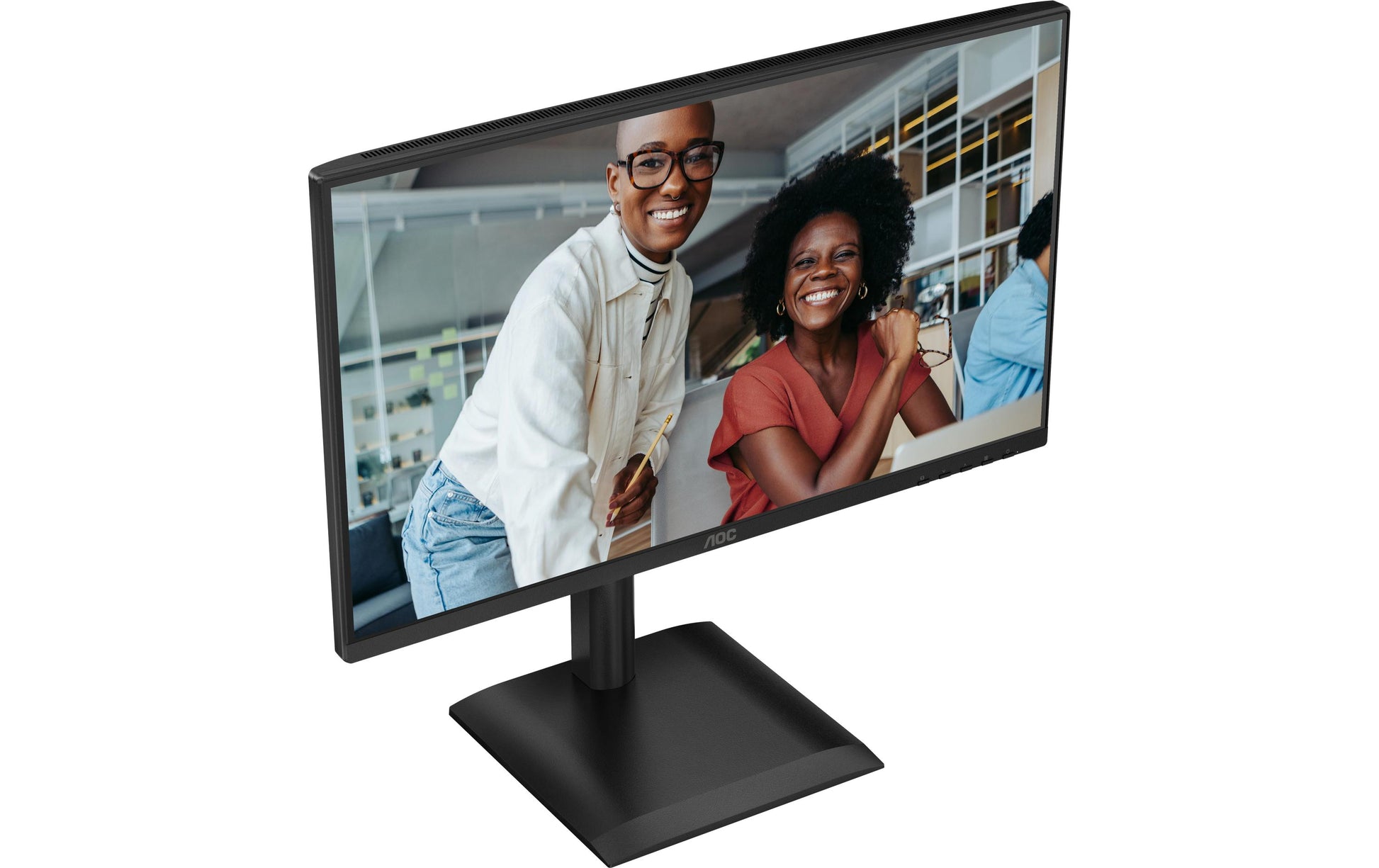 AOC 24E4CV – Monitor, 23,8", IPS, 120 Hz, 300 cd/m², USB-C, Daisy Chain, VESA 100 × 100, Schwarz