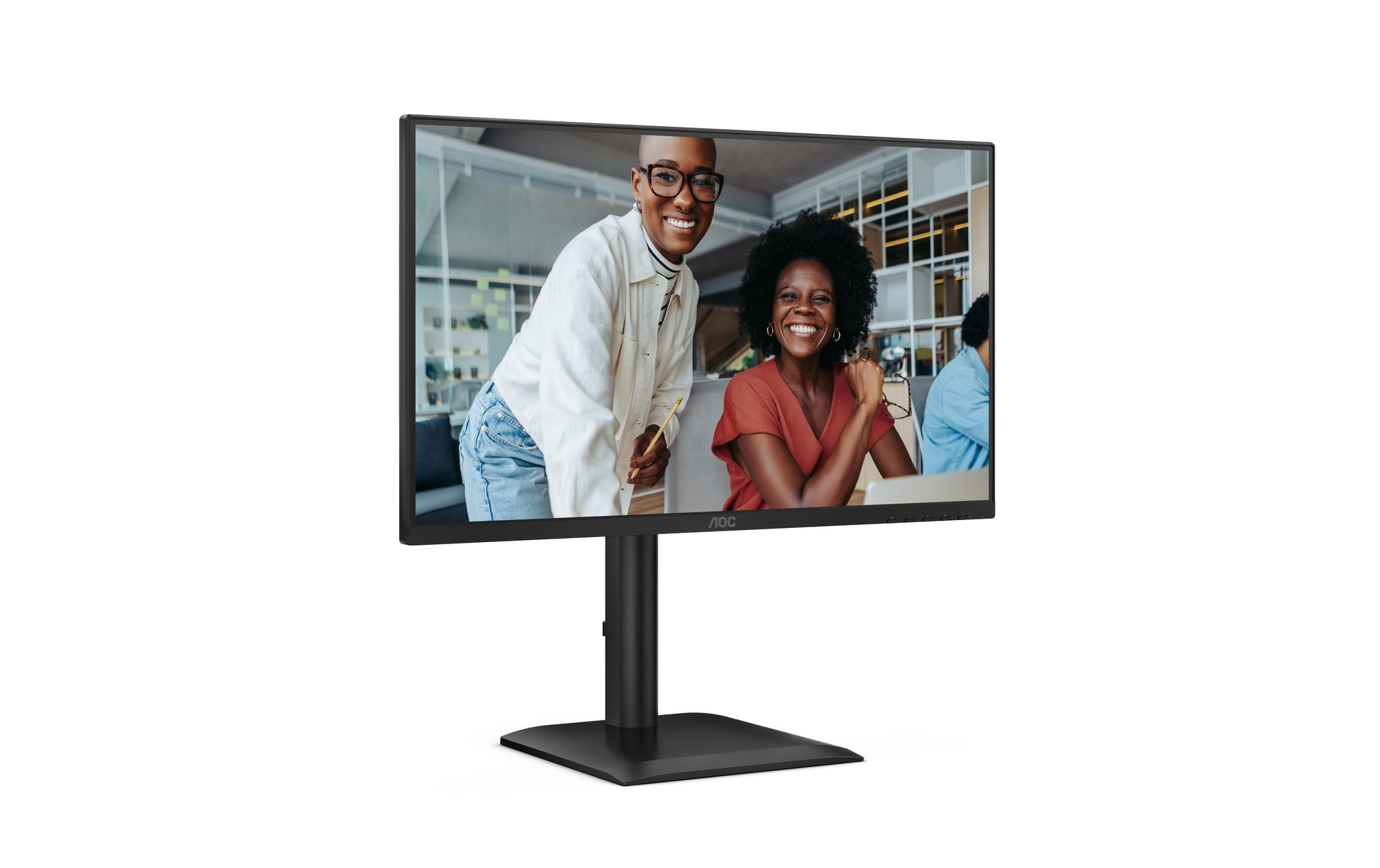 AOC 24E4CV – Monitor, 23,8", IPS, 120 Hz, 300 cd/m², USB-C, Daisy Chain, VESA 100 × 100, Schwarz