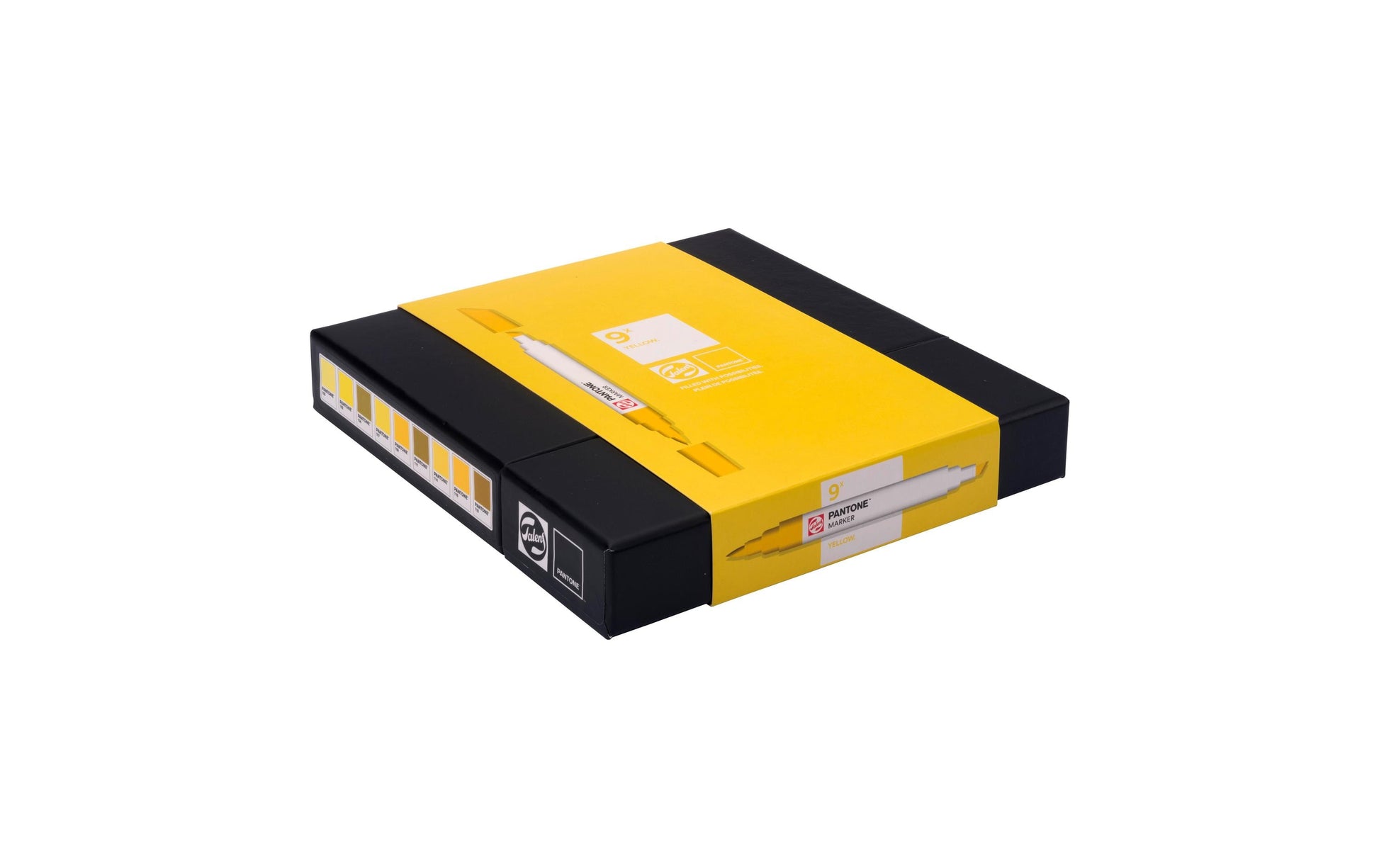 Talens Non-Permanent Marker Pantone – Gelb – 9er-Set