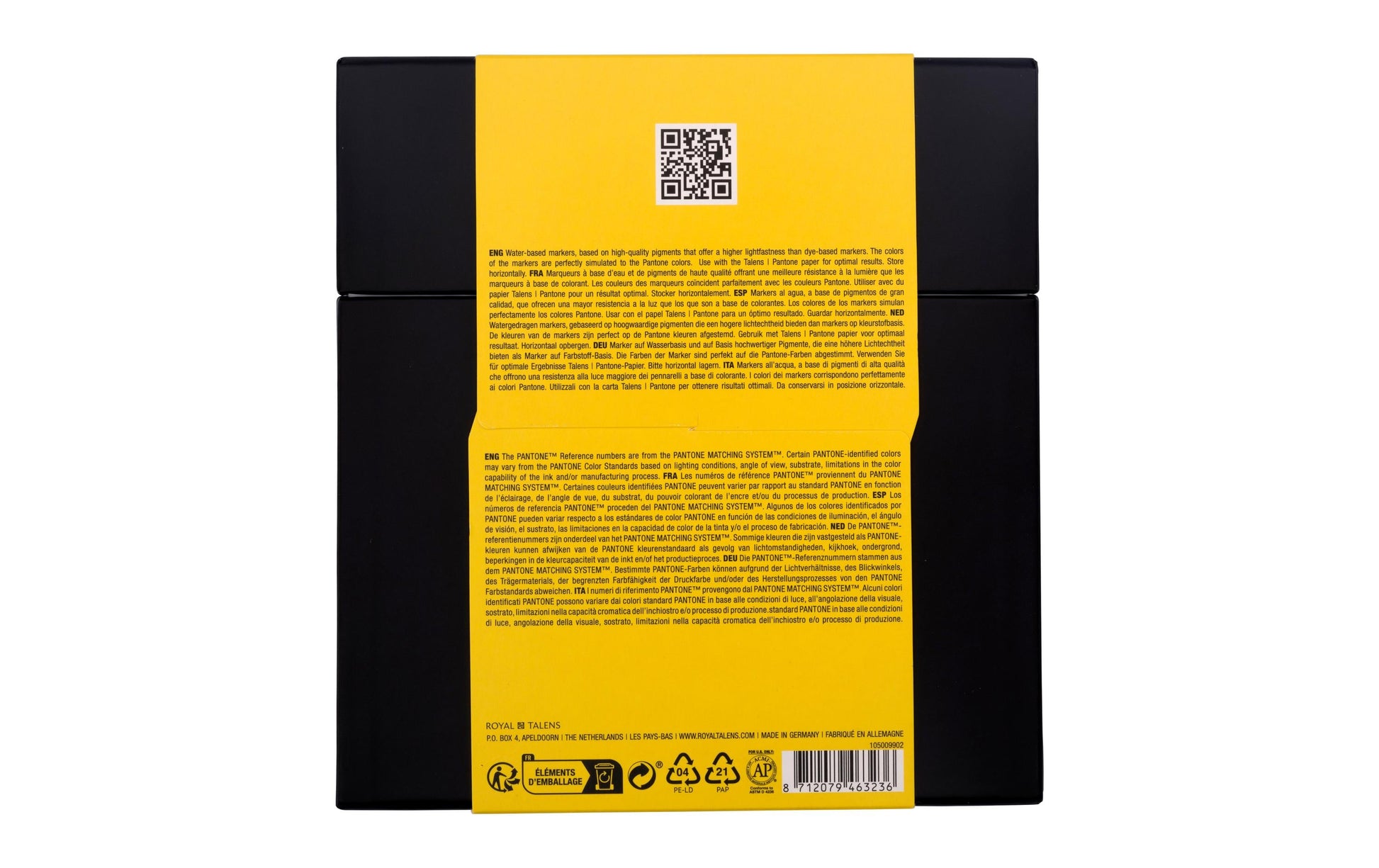 Talens Non-Permanent Marker Pantone – Gelb – 9er-Set