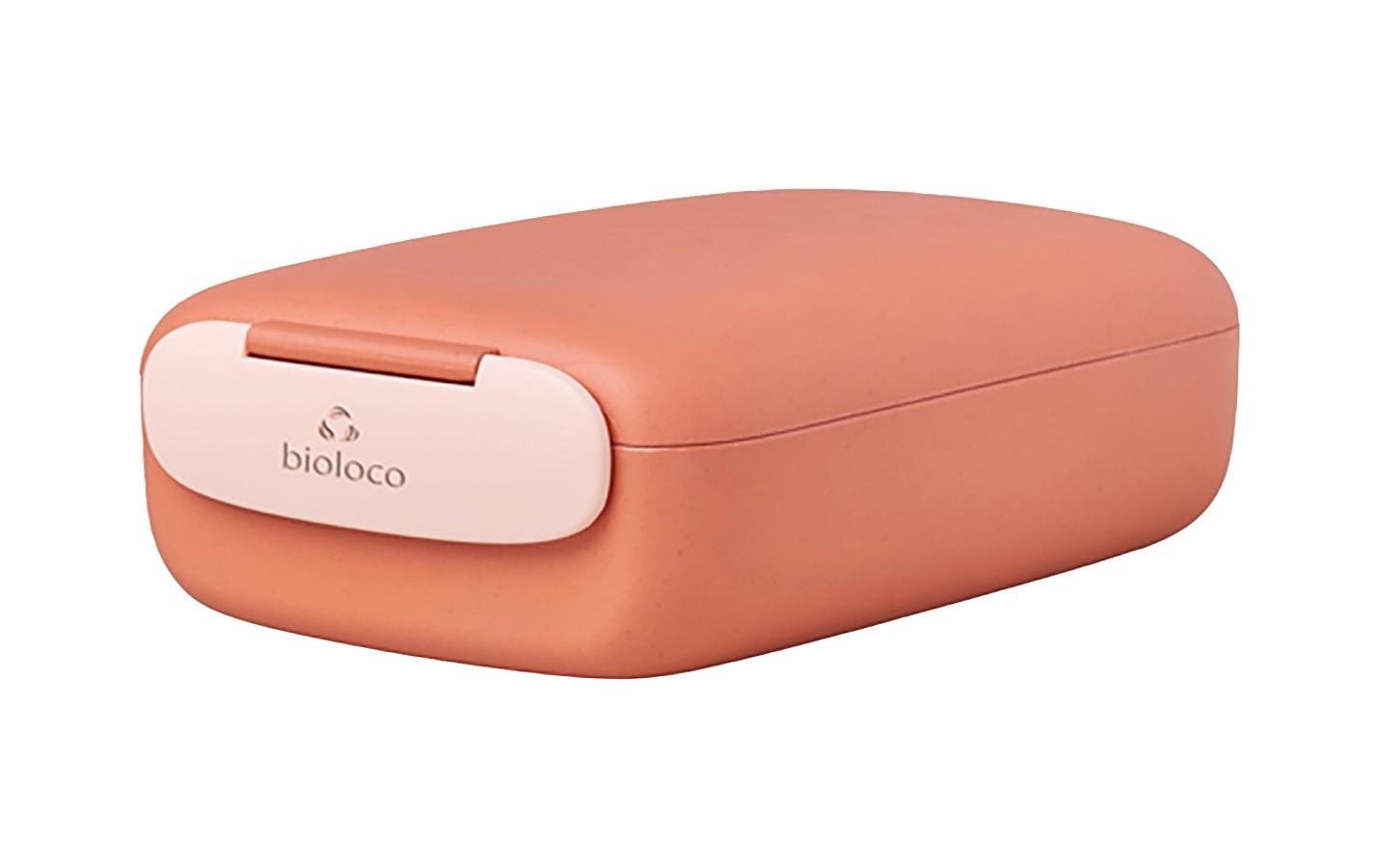 BioLoco Lunchbox 13 × 19,5 × 6 cm, Polylactid (PLA), Terrakotta