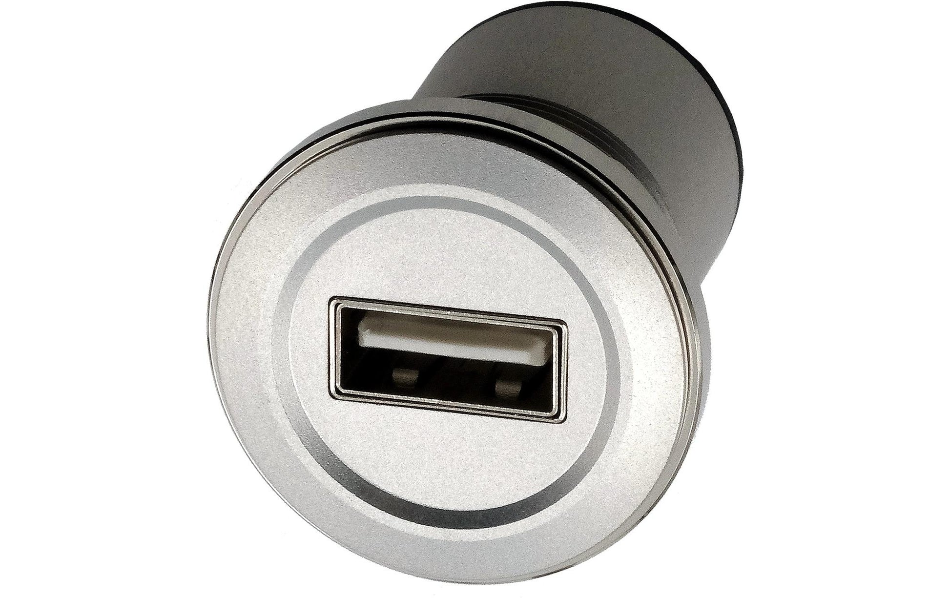 EXSYS USB-Adapter USB-A auf USB-A – USB 2.0 (480 Mbit/s) – Metallgehäuse – Silber