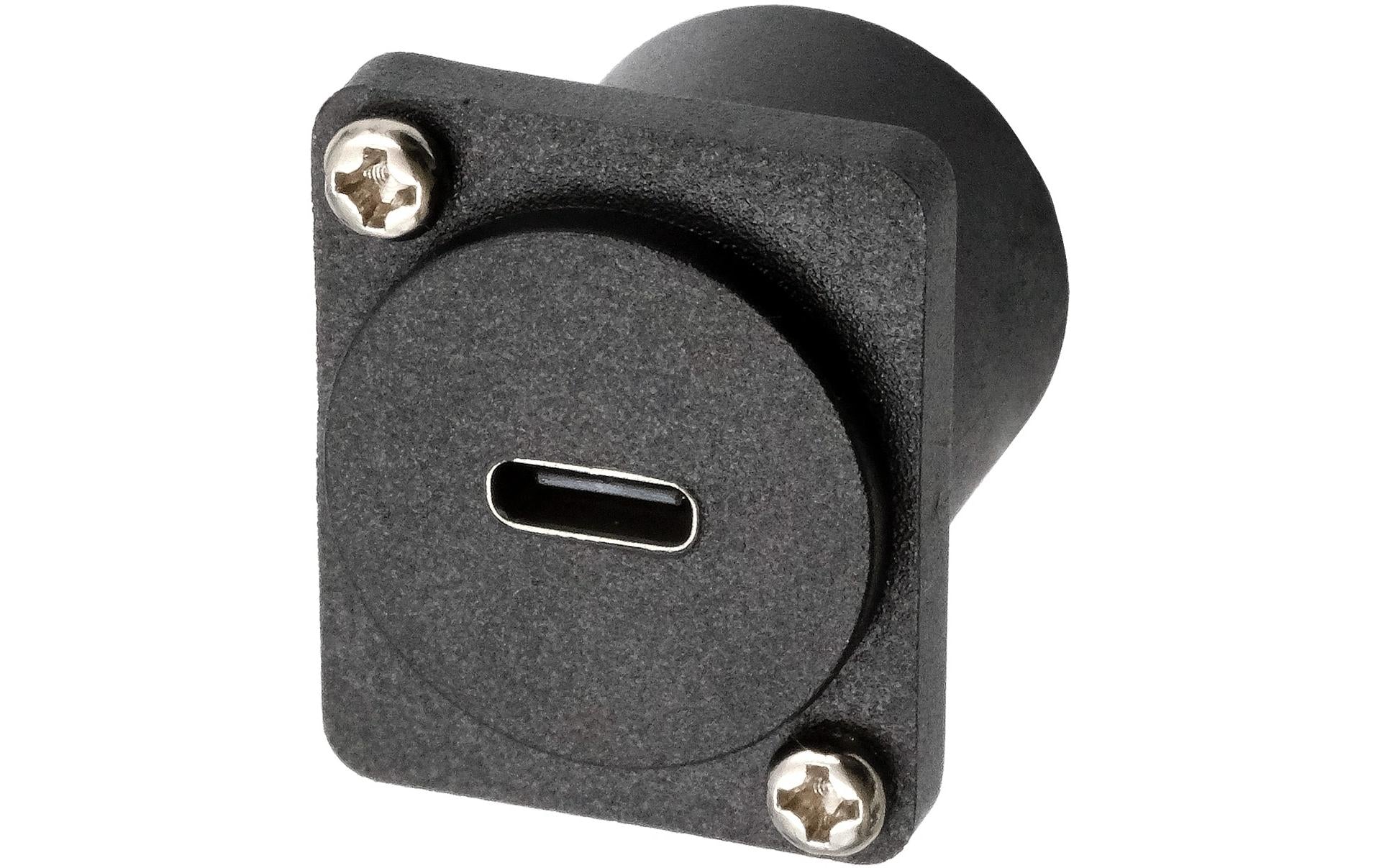EXSYS EX-49167 Adapter USB-C zu USB-C – USB 3.2 Gen 2 (10 Gbit/s), USB Power Delivery – Schwarz