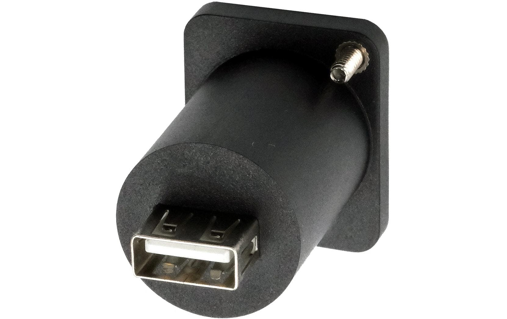 EXSYS EX-49157 Adapter USB-B Buchse zu USB-A Buchse – USB 2.0 (480 Mbit/s), Schwarz