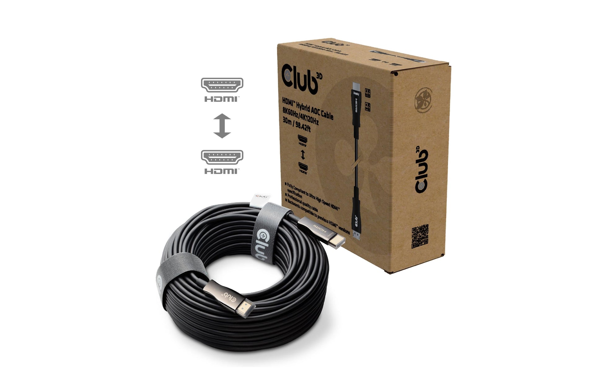 CLUB3D Club 3D HDMI-Kabel, Schwarz, 2.1