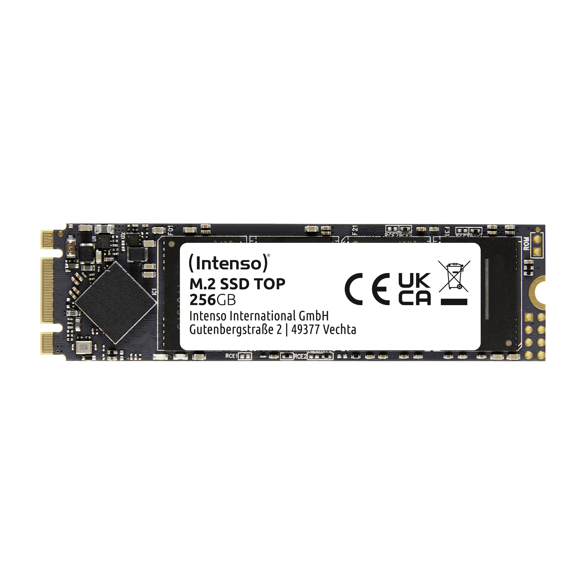 Intenso Top M.2 SSD 256 GB – M.2 2280, SATA III, 520/500 MB/s