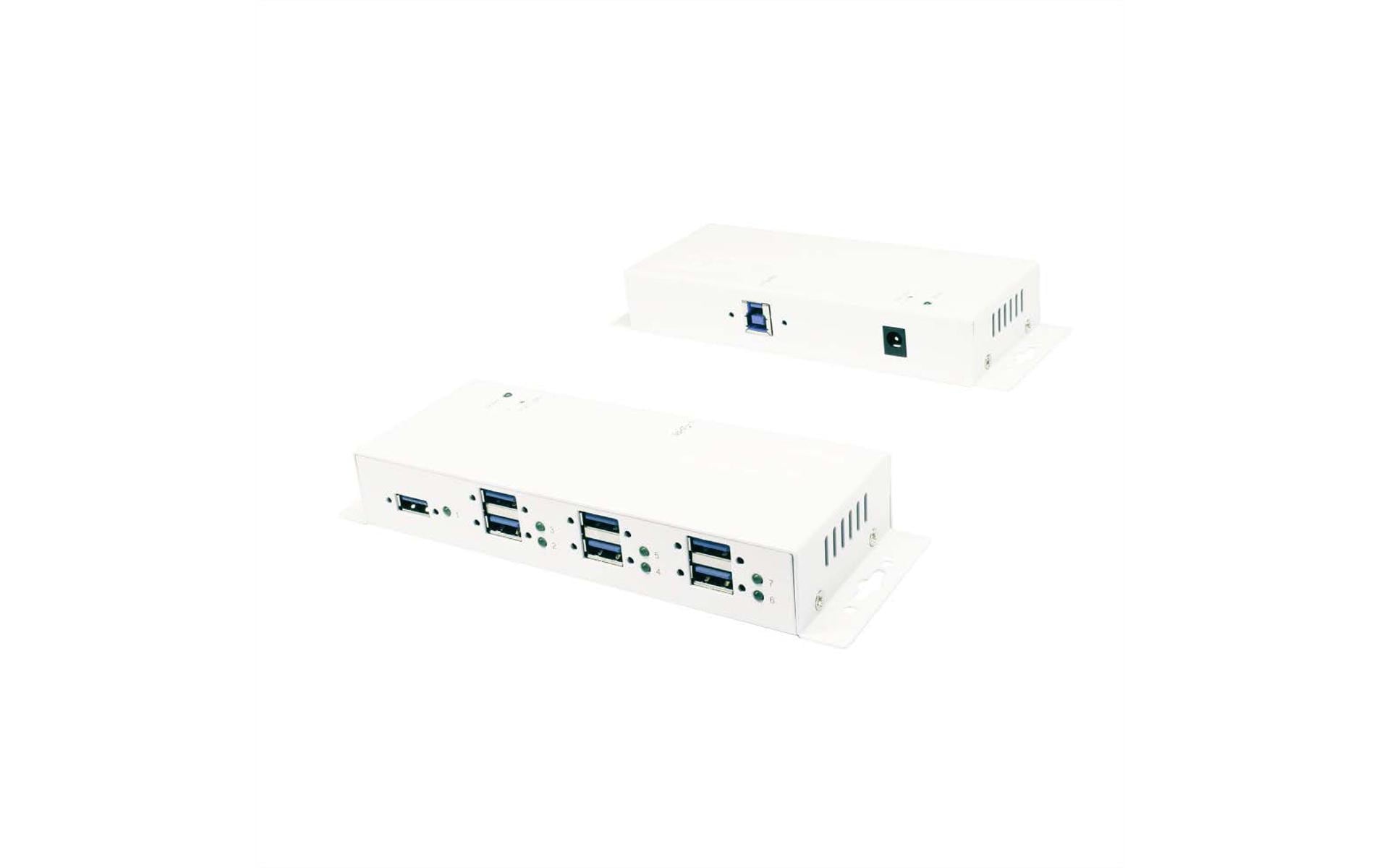 EXSYS EX-1189HMVS-3W USB-Hub – USB-A, 7× USB-A