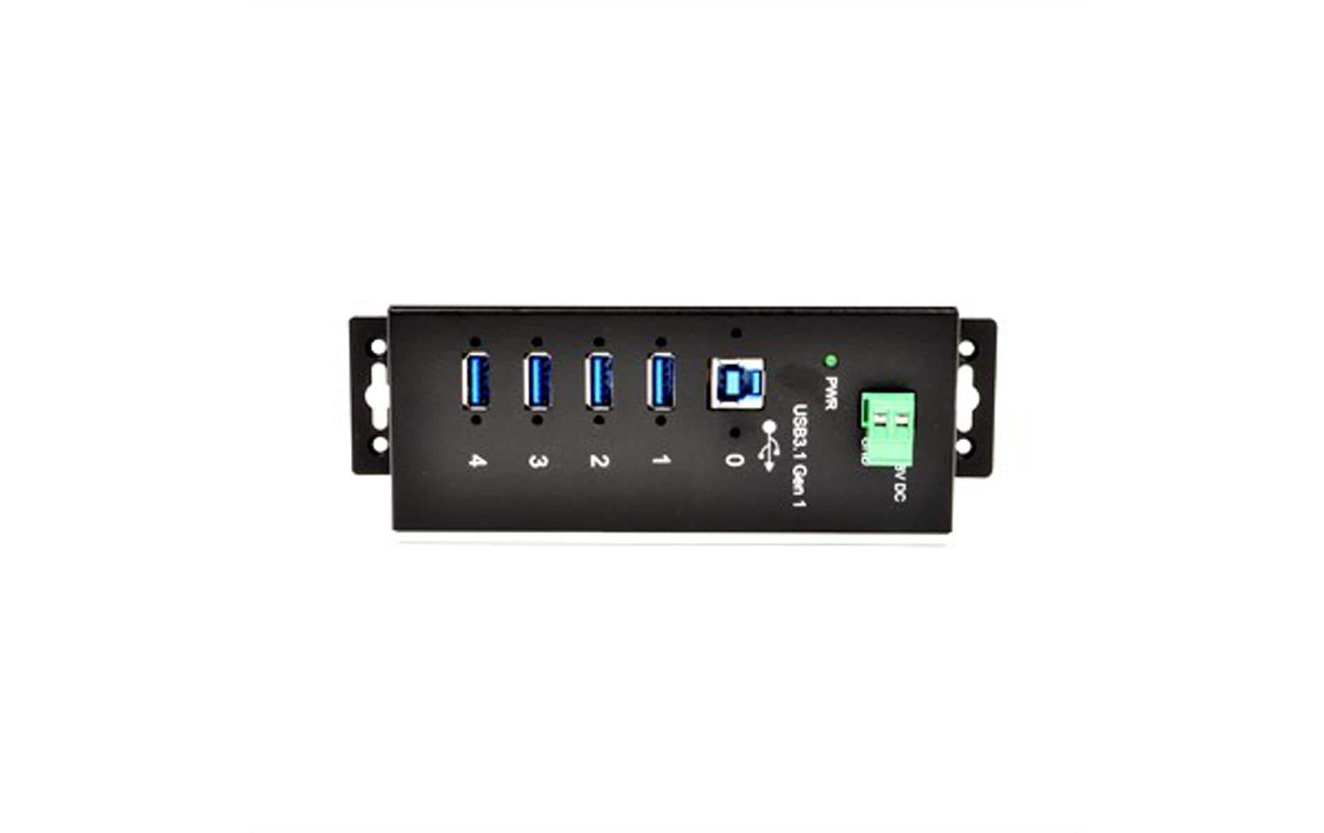 EXSYS EX-1185HMVS-WT USB-Hub – USB 3.0, 4× USB-A, für Windows/Mac/Linux