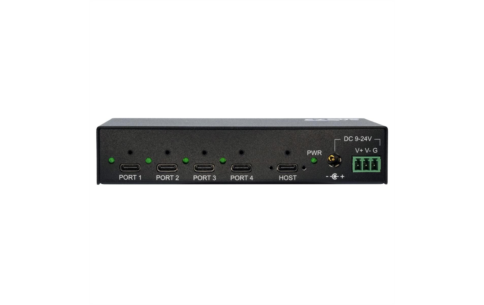 EXSYS EX-12294HMS USB-Hub – USB-C, 4× USB-C (10 Gbit/s)
