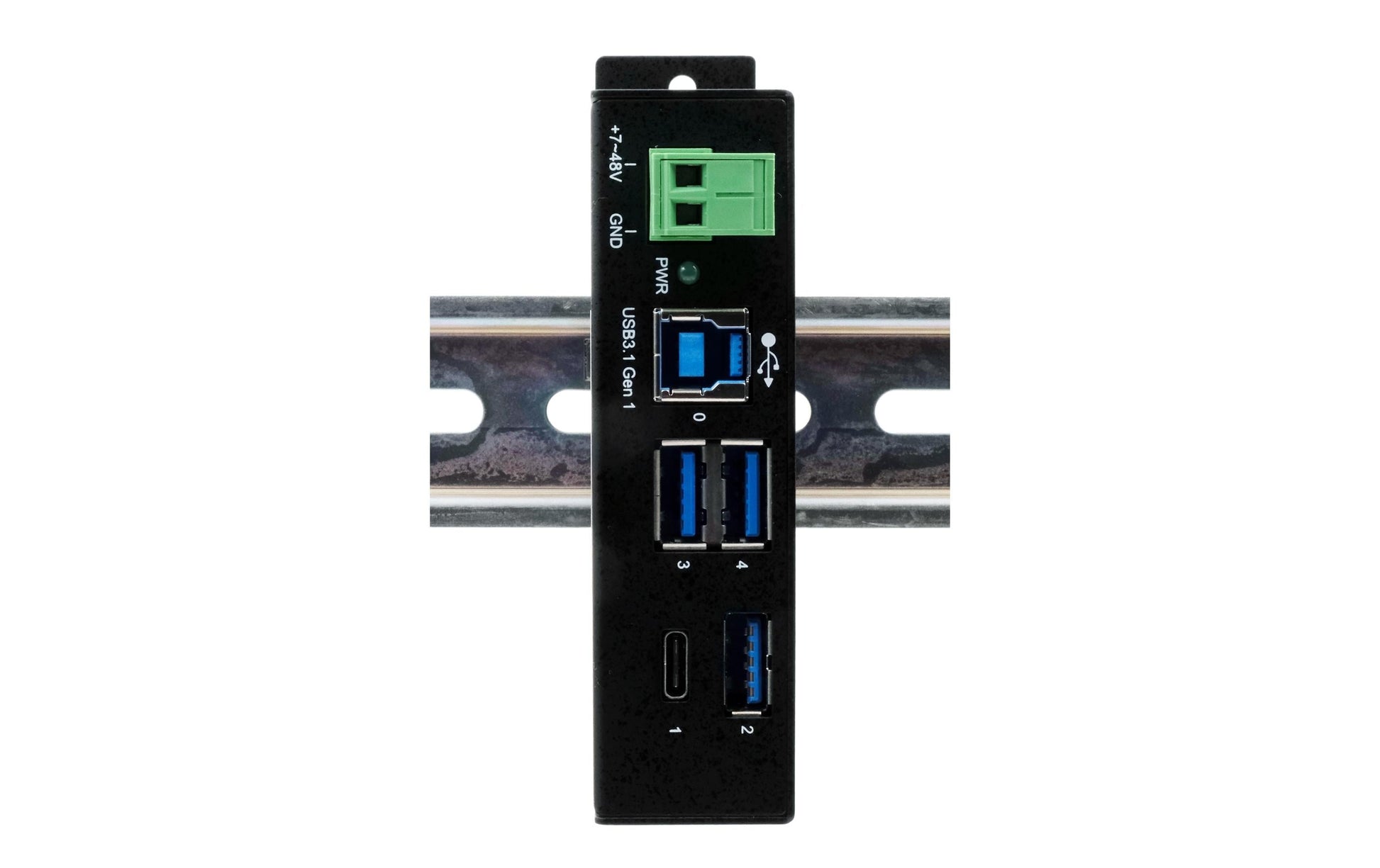 EXSYS EX-1194HMS USB-Hub – USB-A, 1× USB-C, für Windows/Mac/Linux