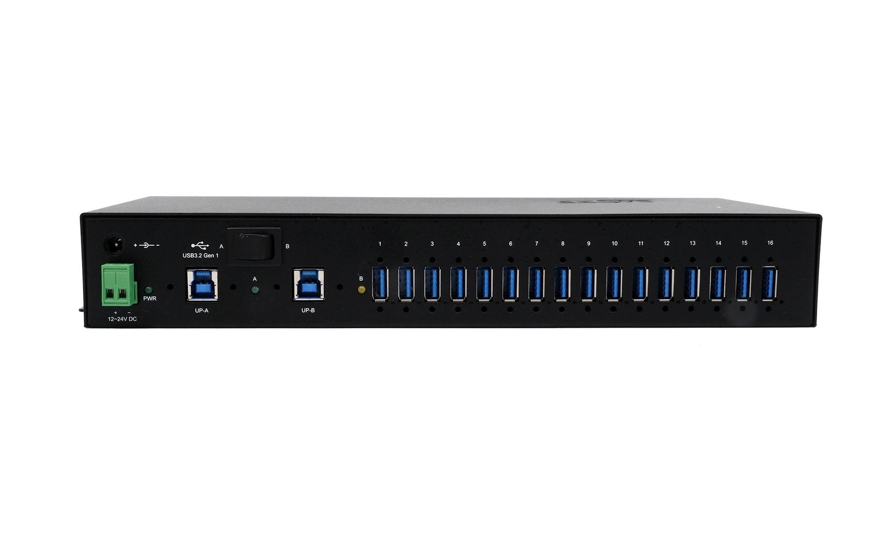 EXSYS EX-1526HMVS USB-Hub – USB 3.0, 16× USB-A