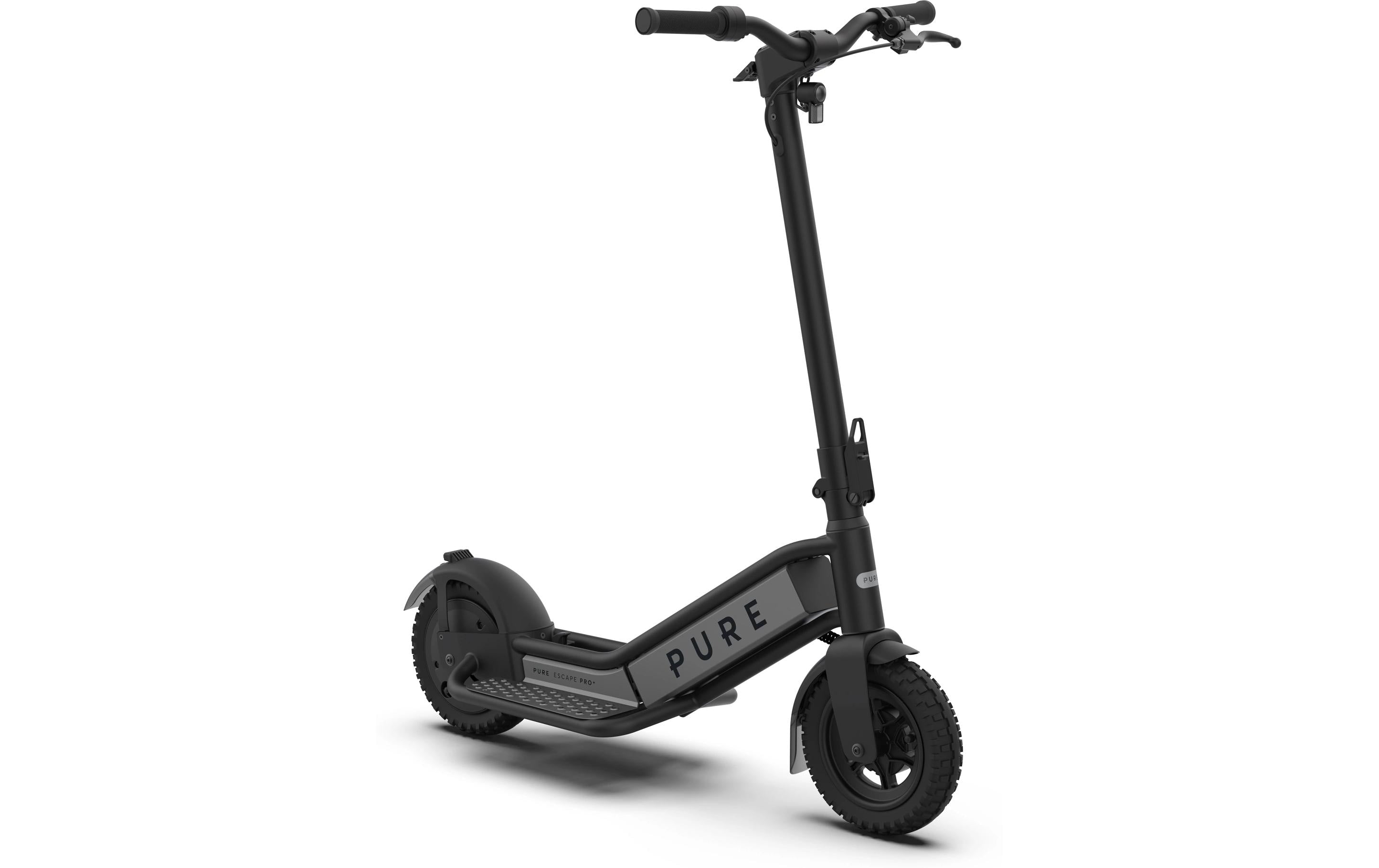 Pure electric Elektrischer Scooter – 900 W, faltbar, zugelassen – 12 Ah, bis 40 km Reichweite – schwarz